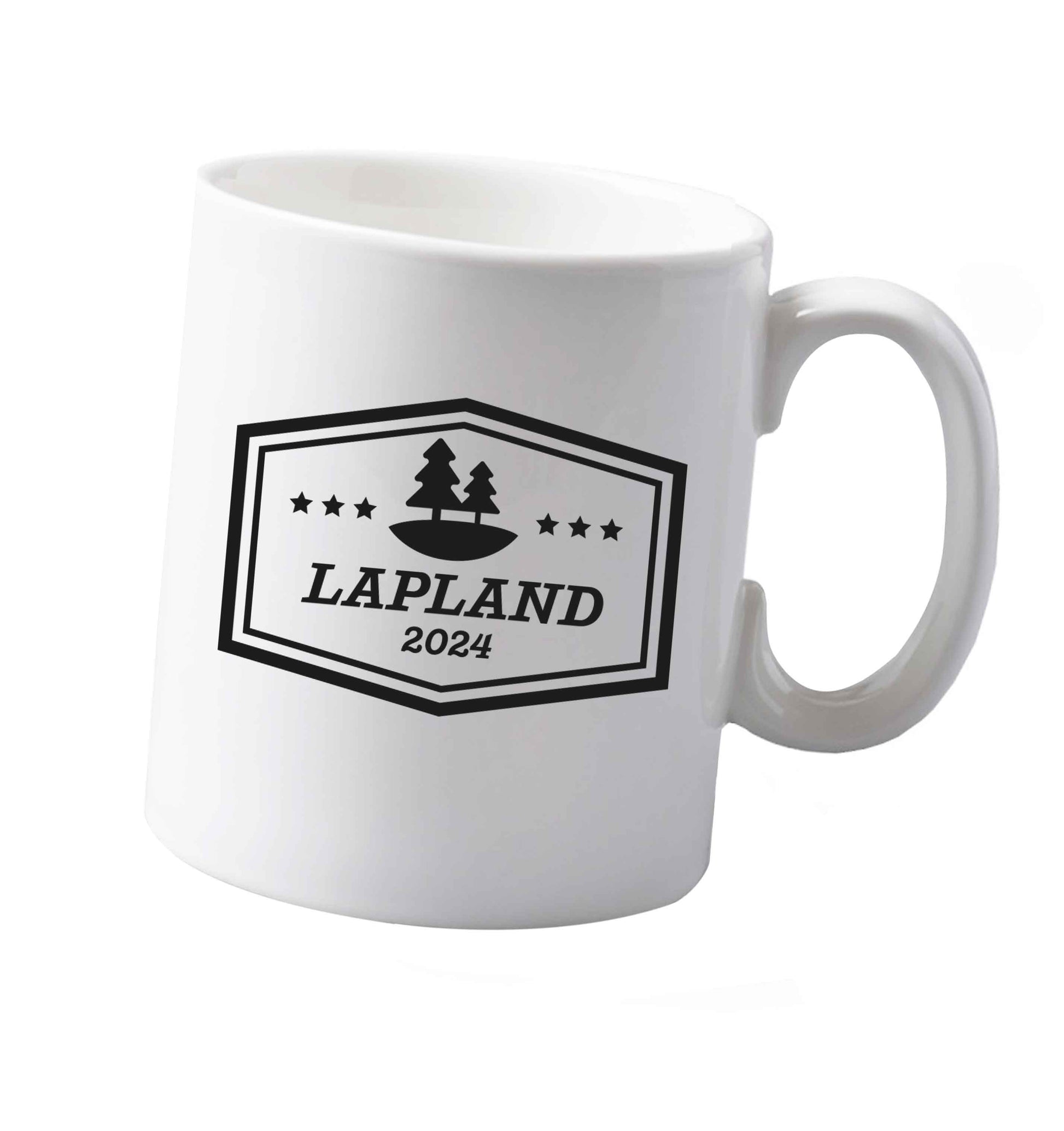 10 oz Custom date Lapland ceramic mug both sides