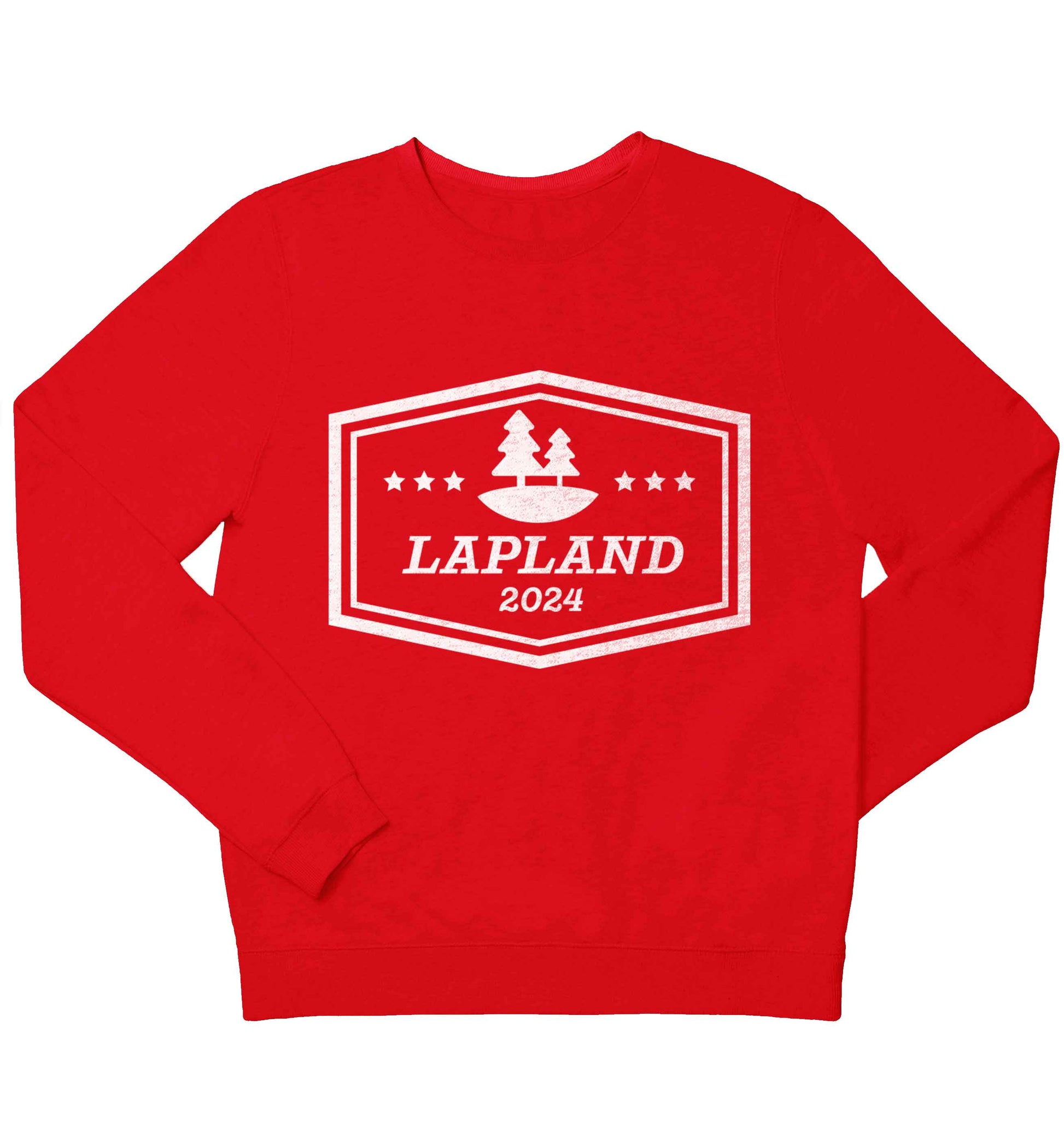 Custom date Lapland children's grey sweater 12-13 Years