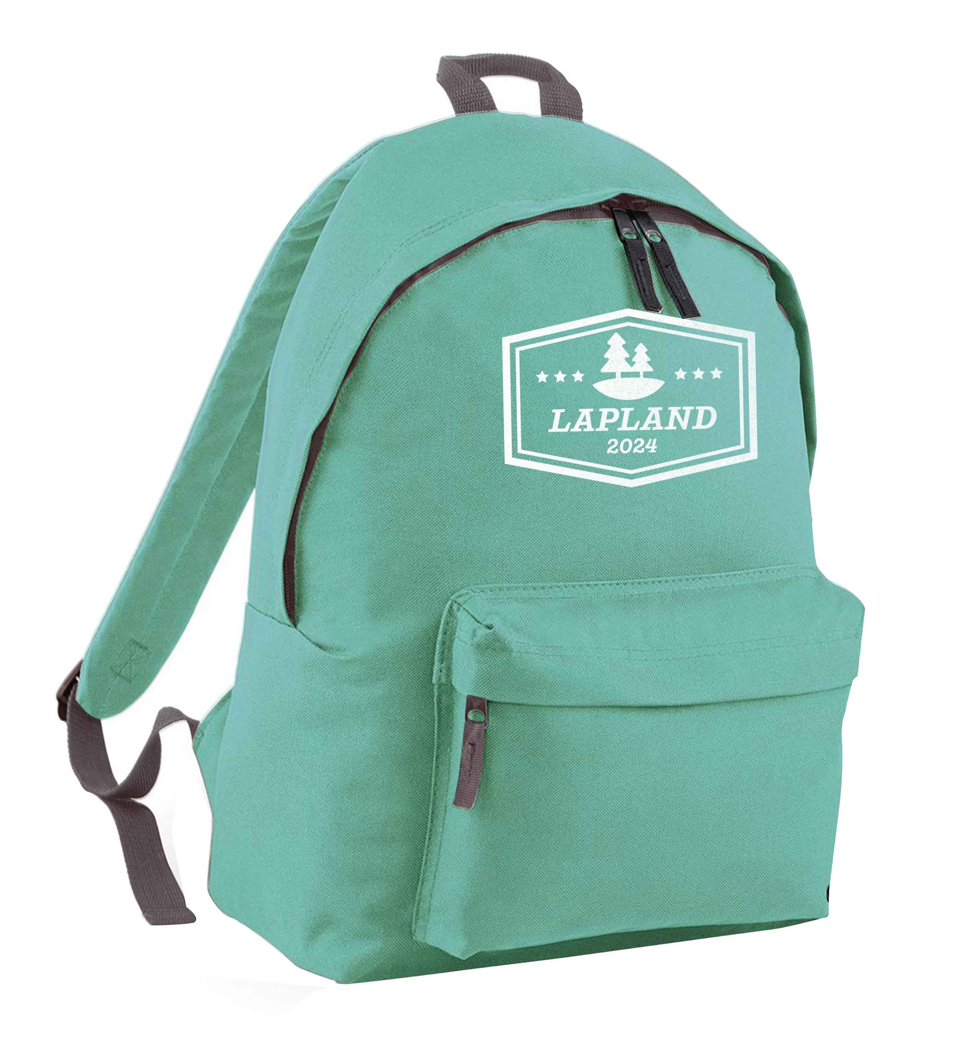 Custom date Lapland mint adults backpack