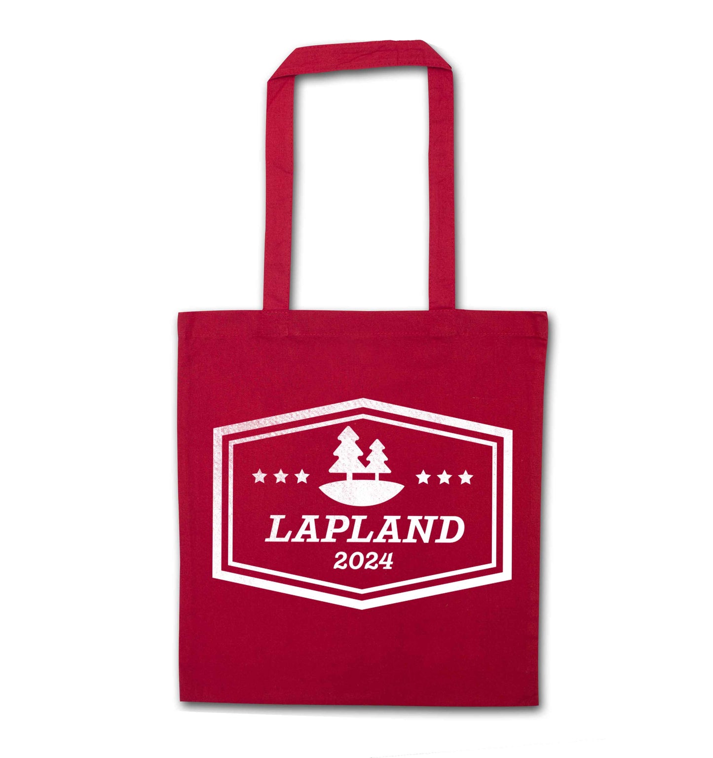 Custom date Lapland red tote bag