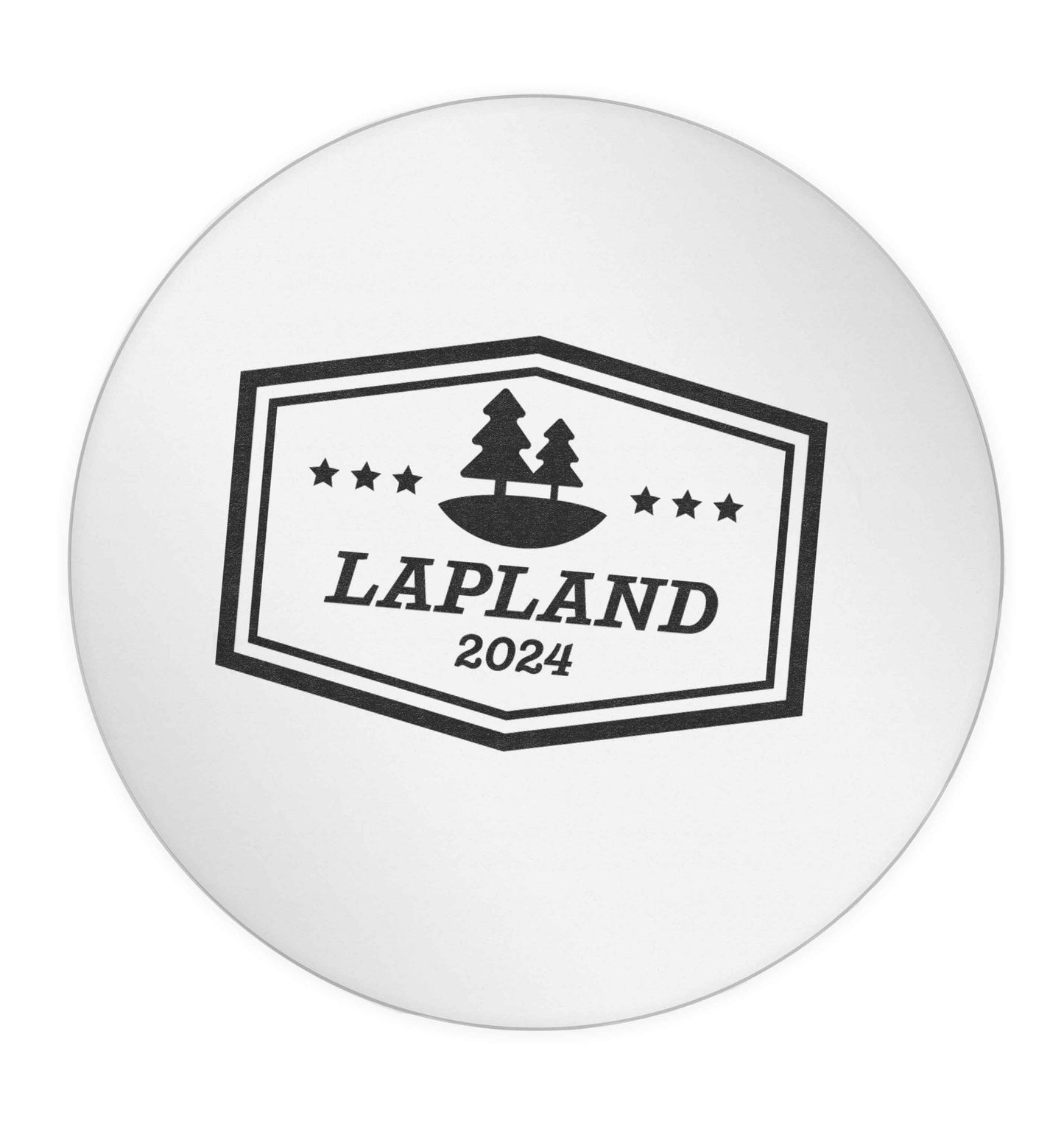 Custom date Lapland 24 @ 45mm matt circle stickers