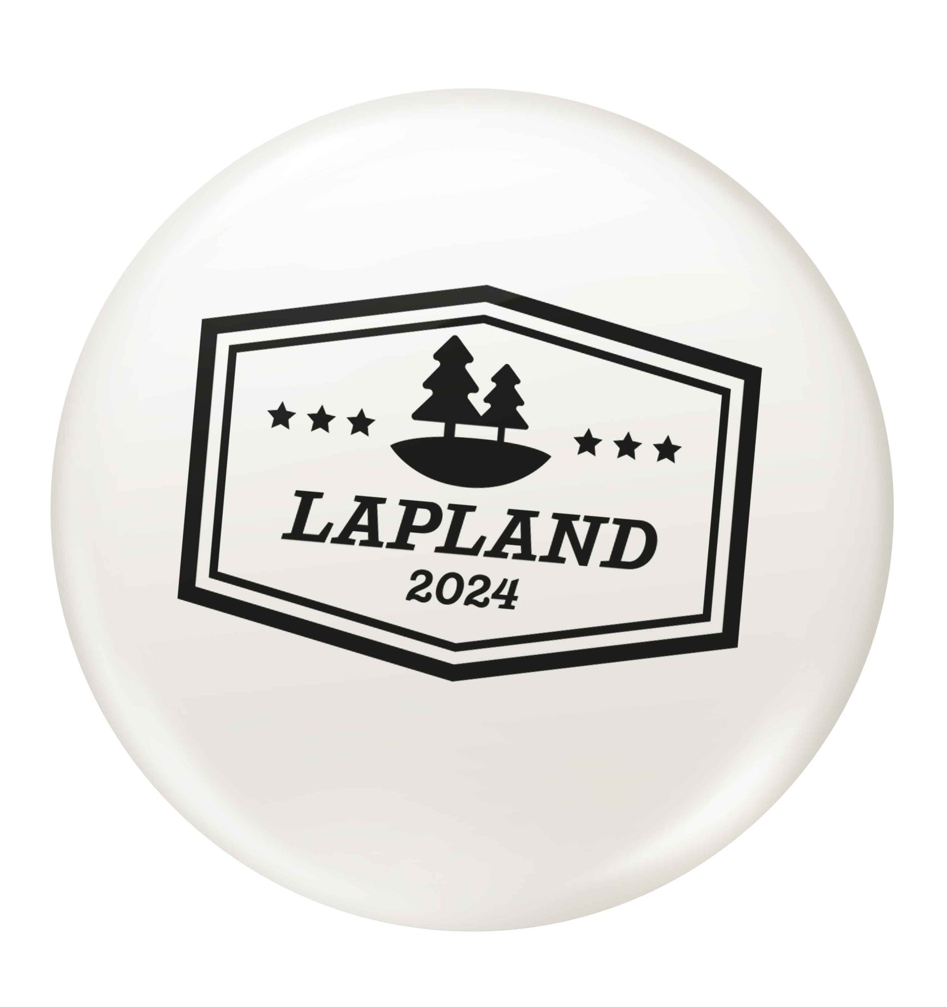 Custom date Lapland small 25mm Pin badge