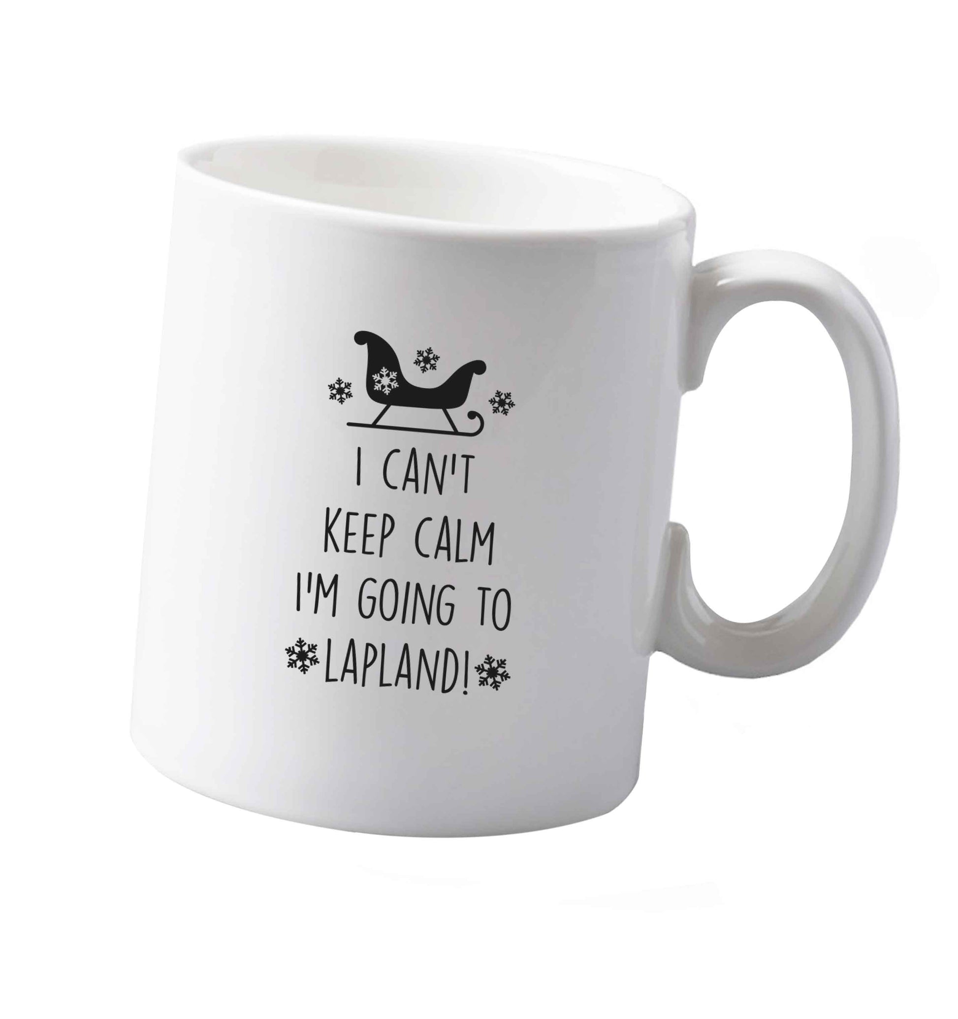10 oz I can't keep calm I'm going to Lapland ceramic mug both sides