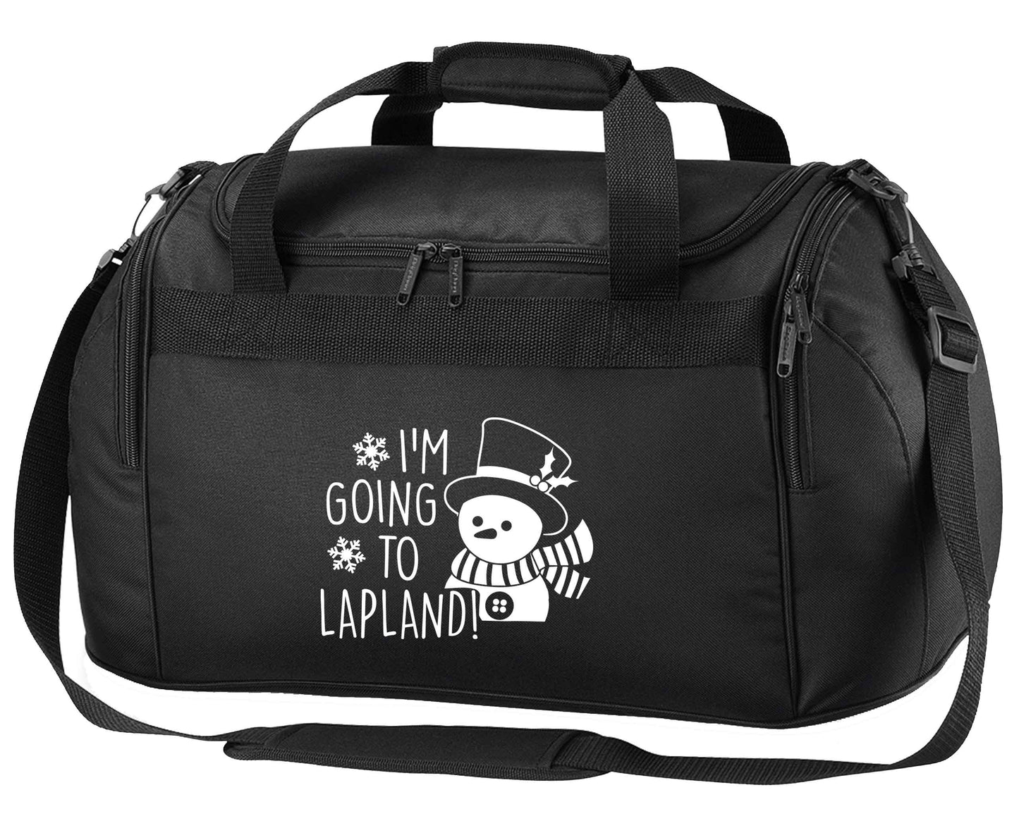 I'm going to Lapland black holdall / duffel bag