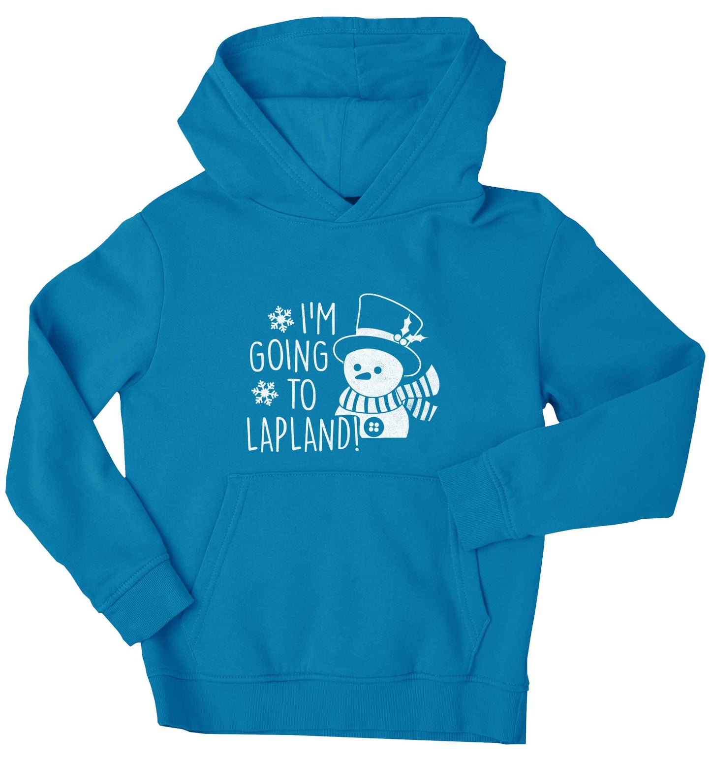I'm going to Lapland children's blue hoodie 12-13 Years