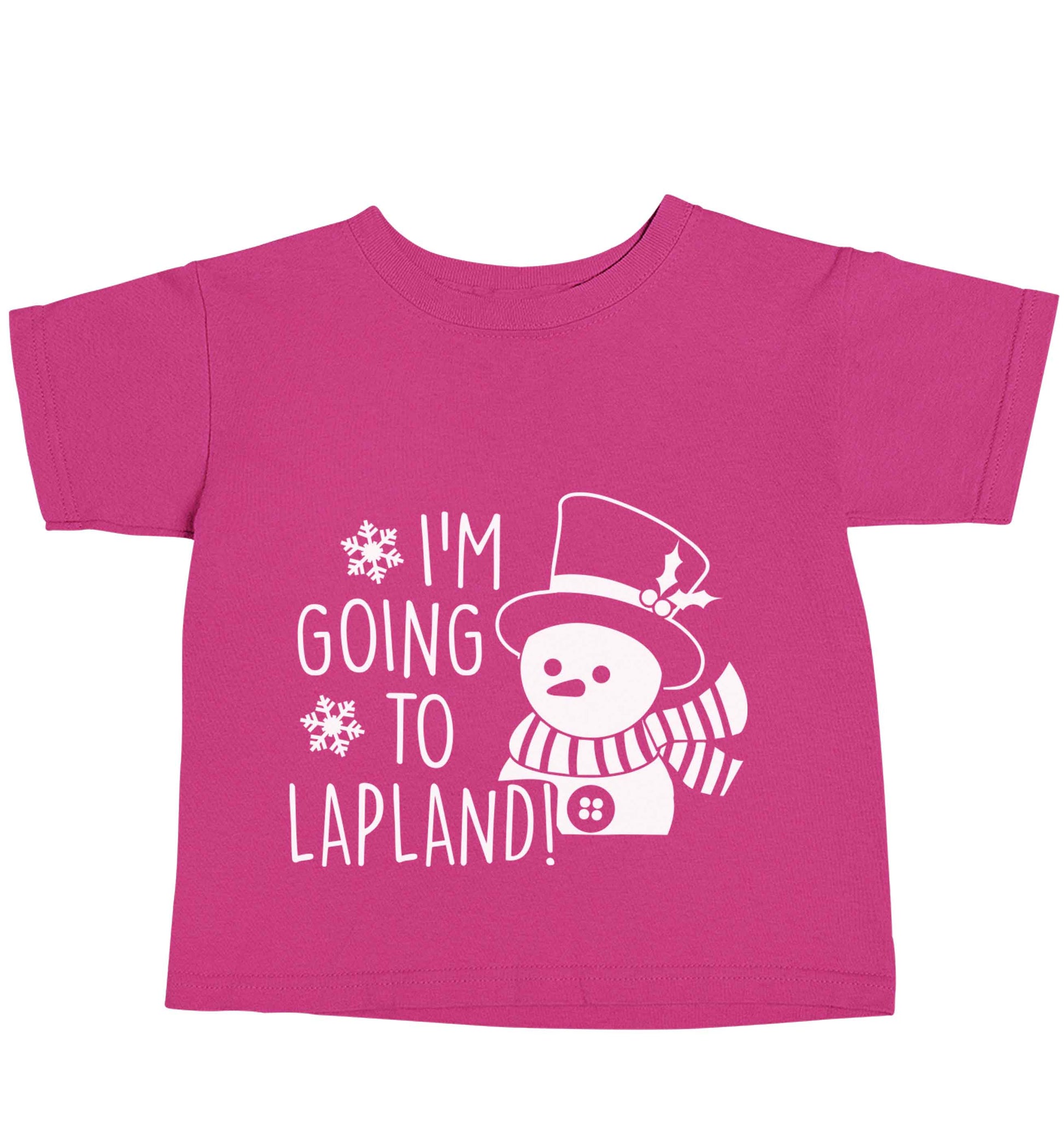 I'm going to Lapland pink baby toddler Tshirt 2 Years