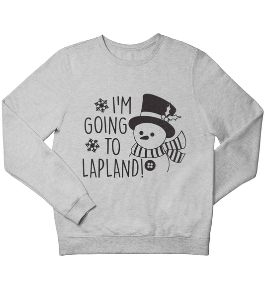I'm going to Lapland children's grey sweater 12-13 Years