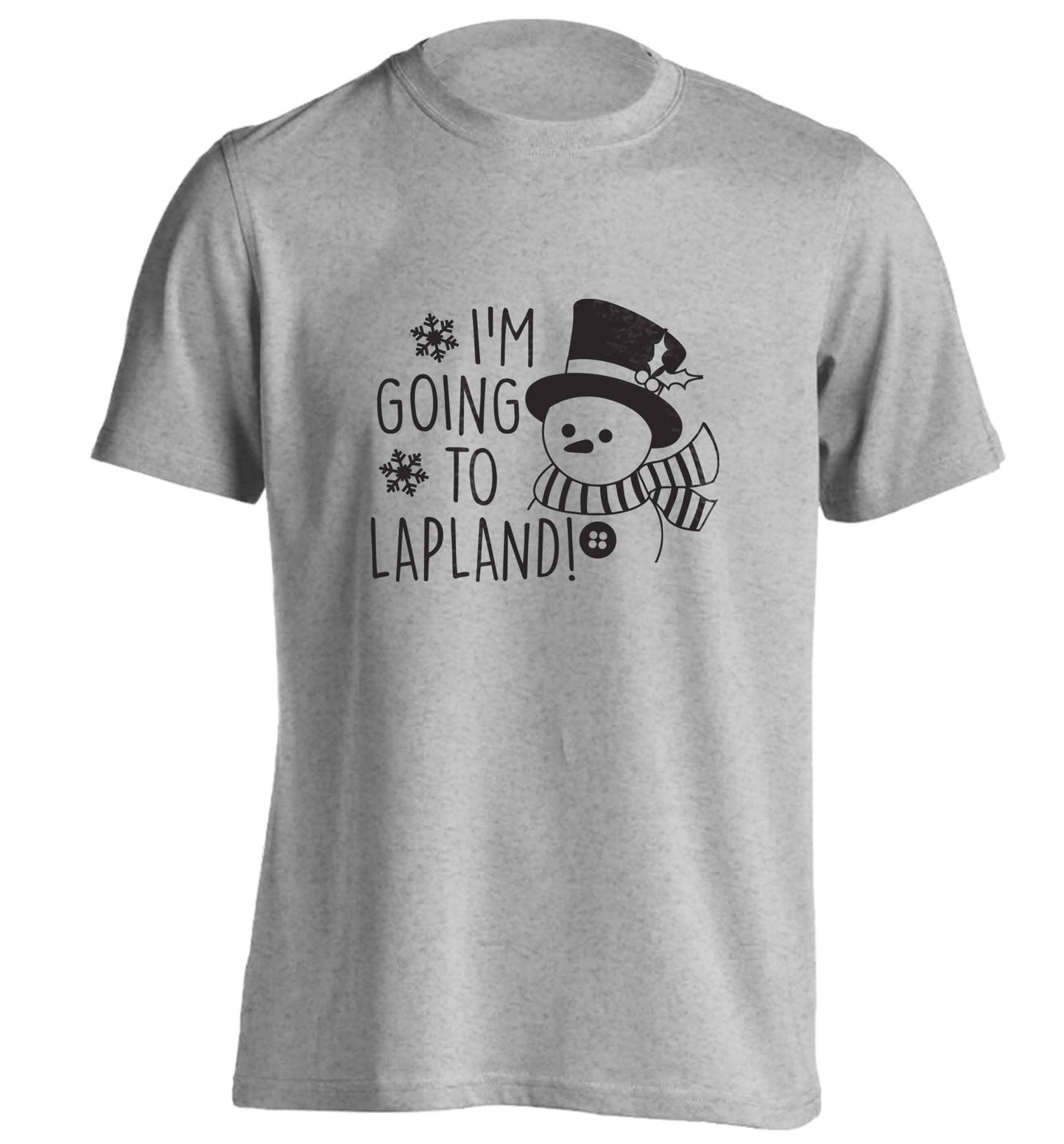I'm going to Lapland adults unisex grey Tshirt 2XL