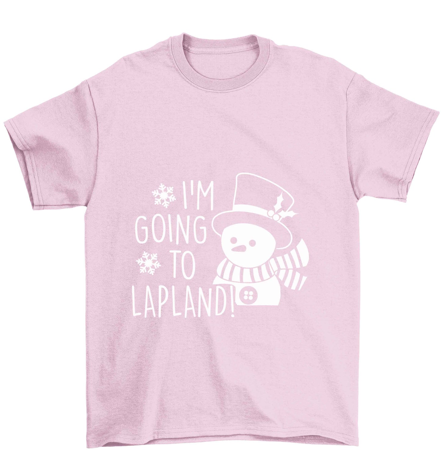 I'm going to Lapland Children's light pink Tshirt 12-13 Years