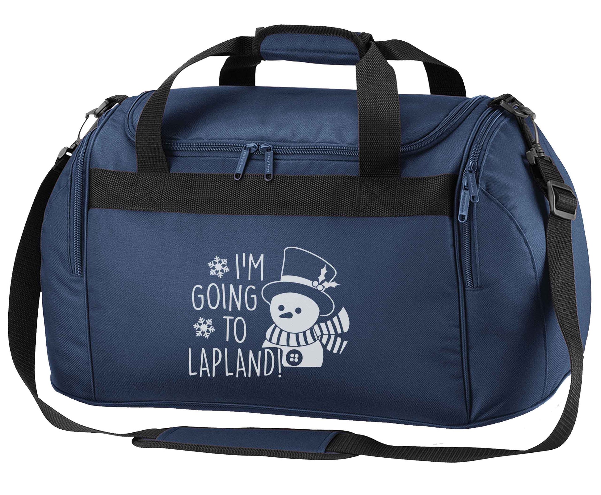 I'm going to Lapland navy holdall / duffel bag