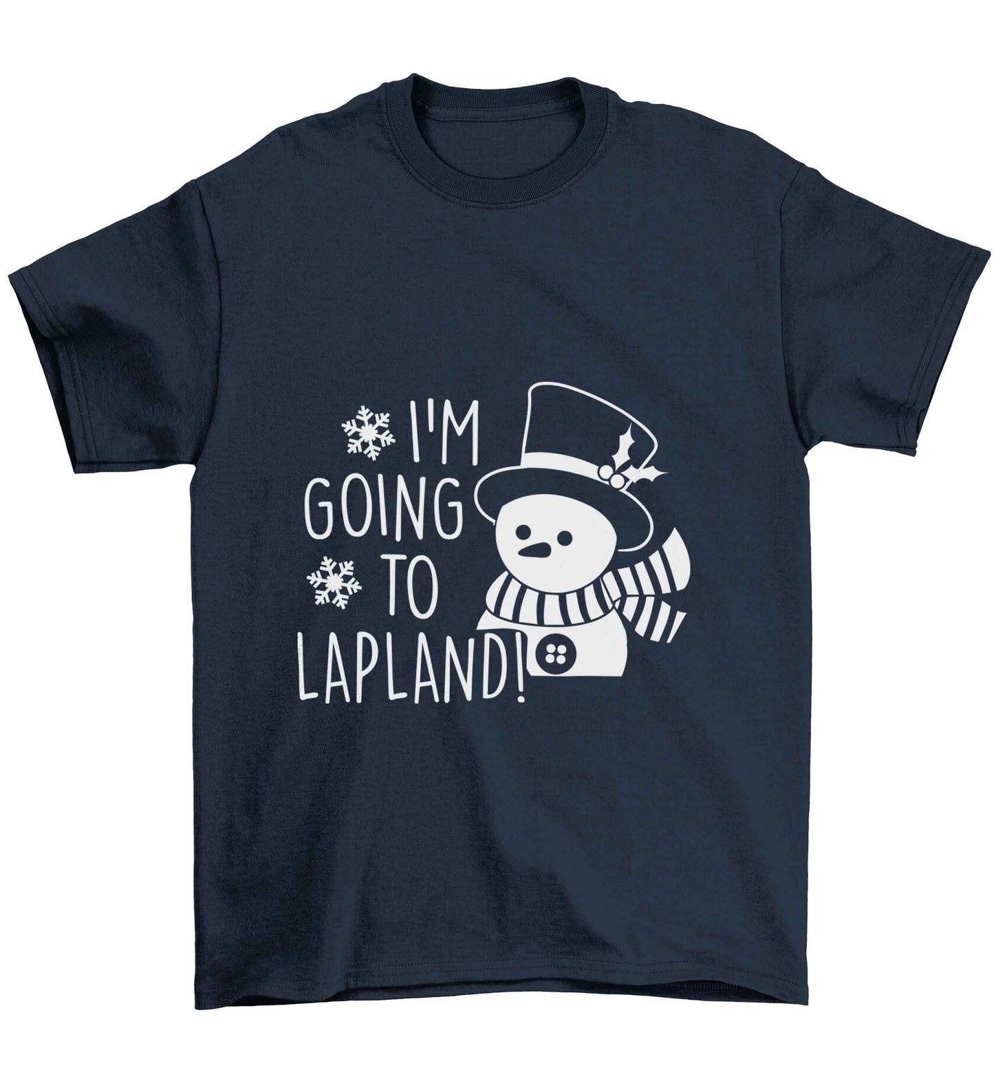 I'm going to Lapland Children's navy Tshirt 12-13 Years