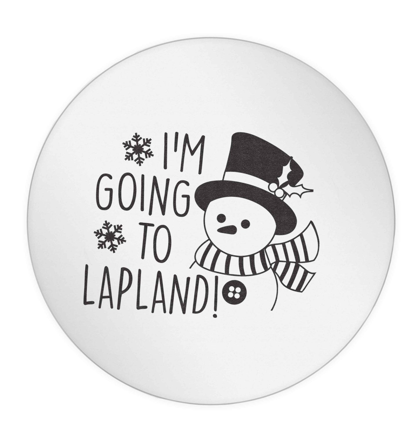I'm going to Lapland 24 @ 45mm matt circle stickers