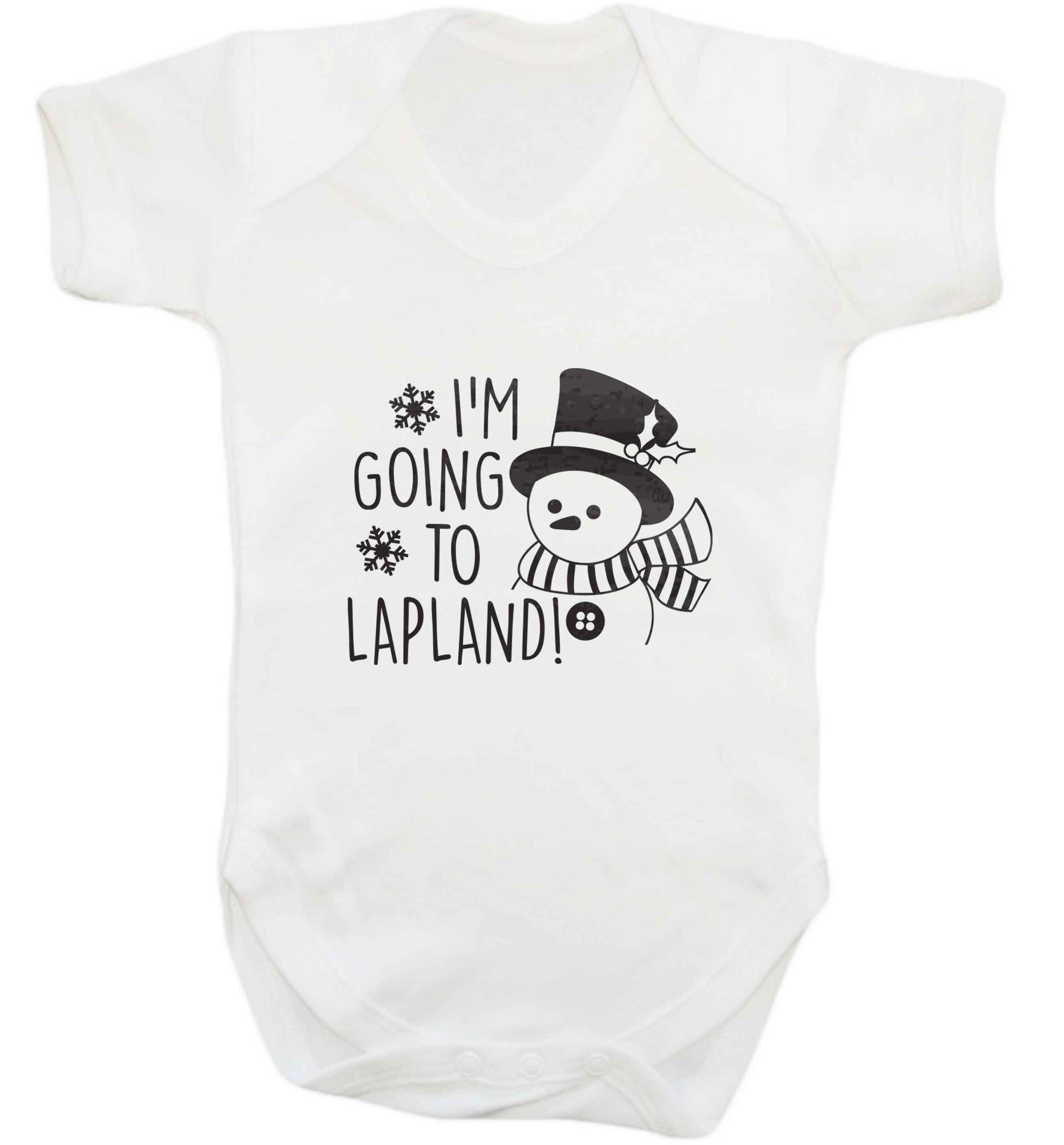 I'm going to Lapland baby vest white 18-24 months