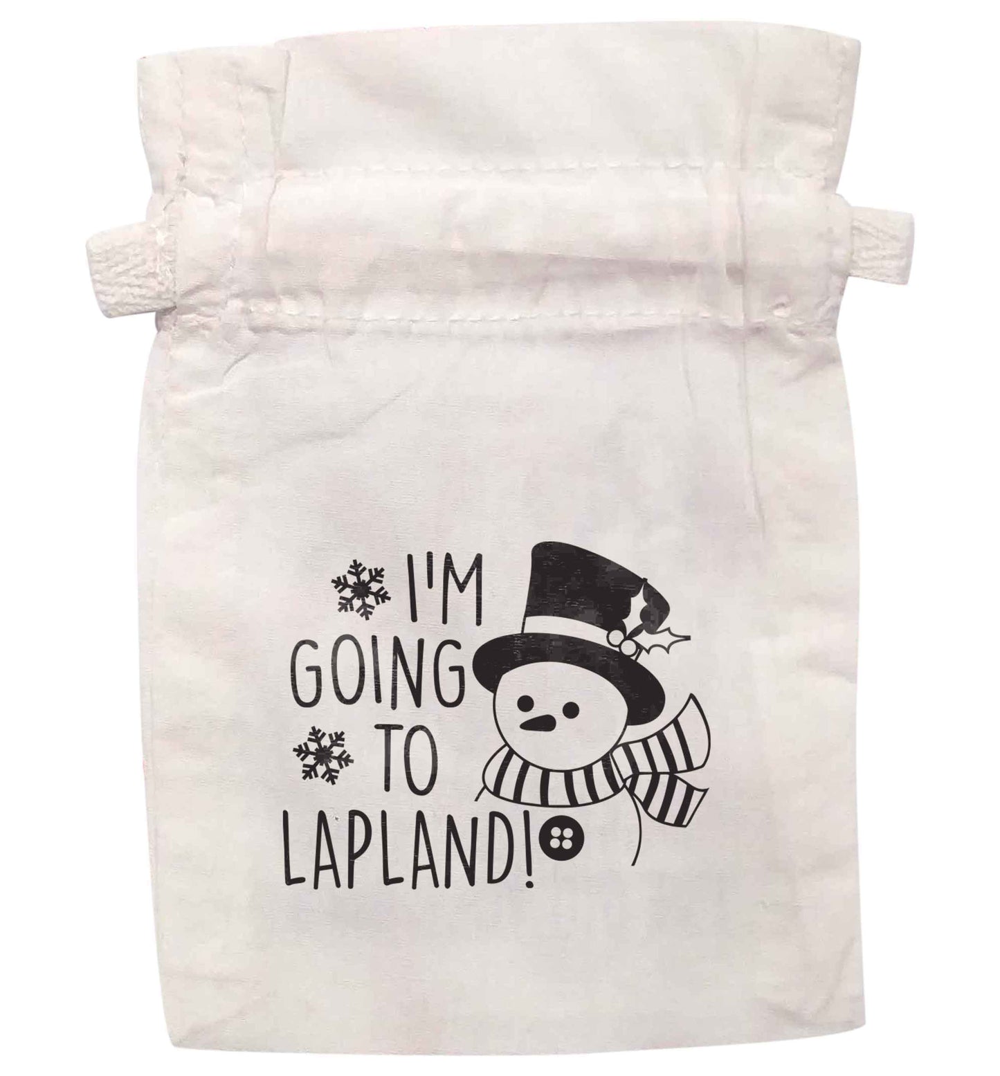 I'm going to Lapland | XS - L | Pouch / Drawstring bag / Sack | Organic Cotton | Bulk discounts available!