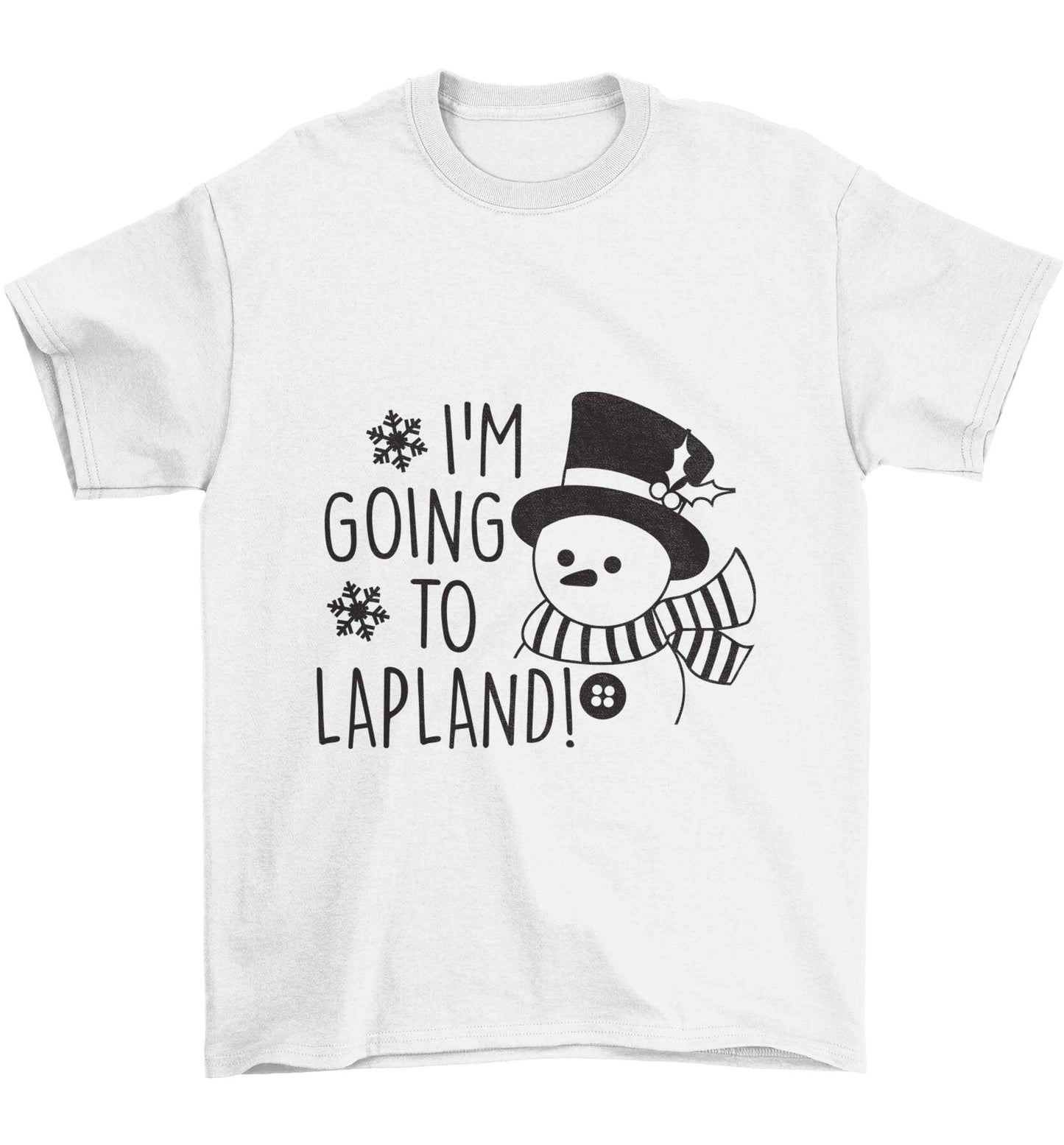 I'm going to Lapland Children's white Tshirt 12-13 Years