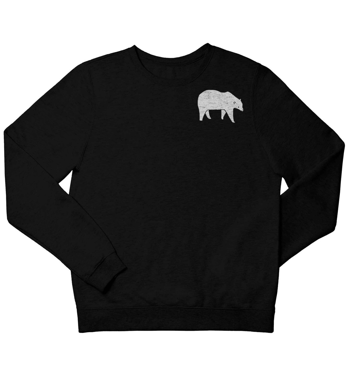 Polar Bear Kit children's black sweater 12-13 Years