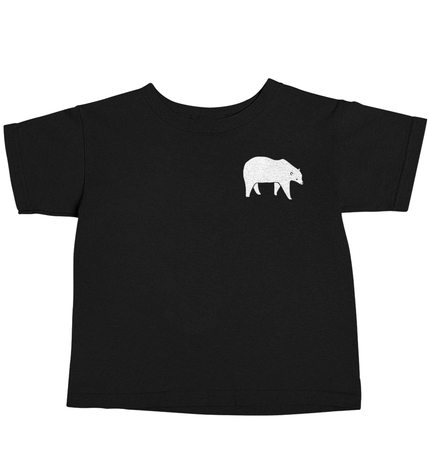 Polar Bear Kit Black baby toddler Tshirt 2 years
