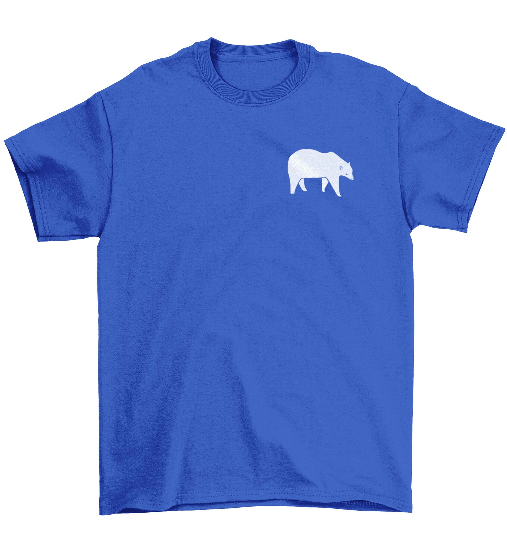 Polar Bear Kit Children's blue Tshirt 12-13 Years