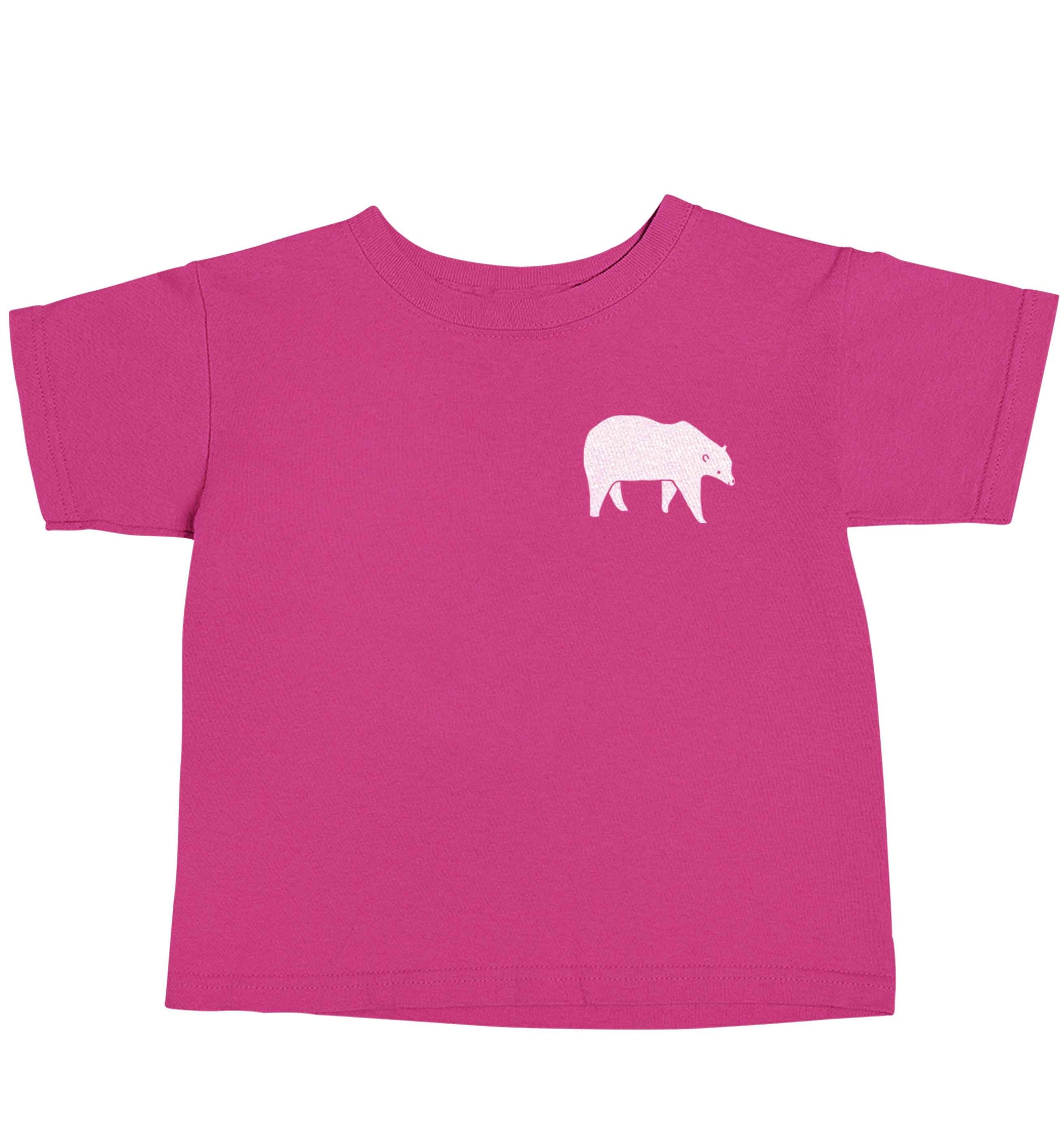 Polar Bear Kit pink baby toddler Tshirt 2 Years