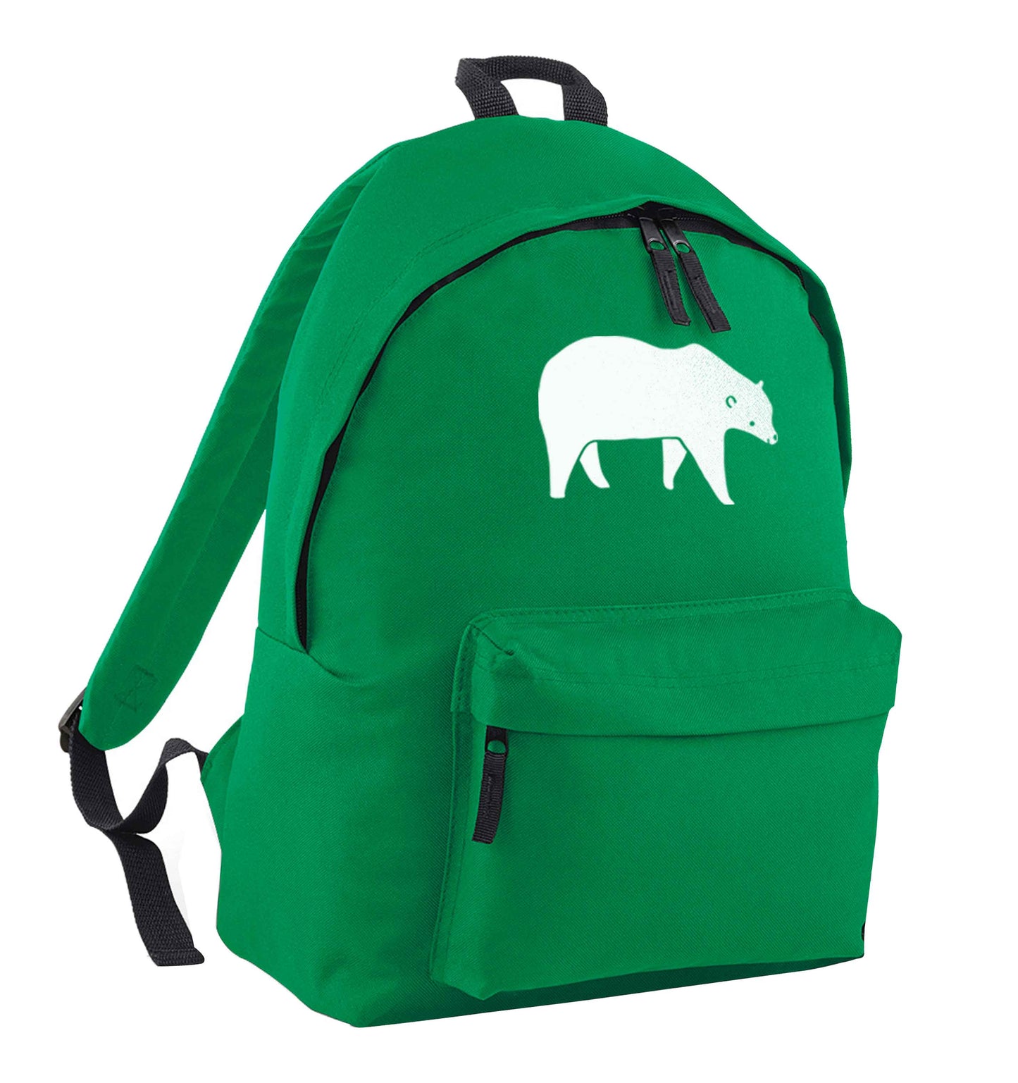 Polar Bear green adults backpack