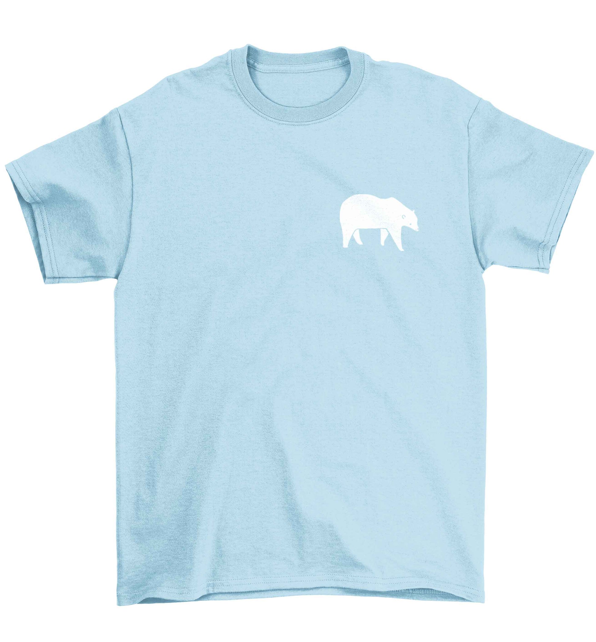 Polar Bear Kit Children's light blue Tshirt 12-13 Years