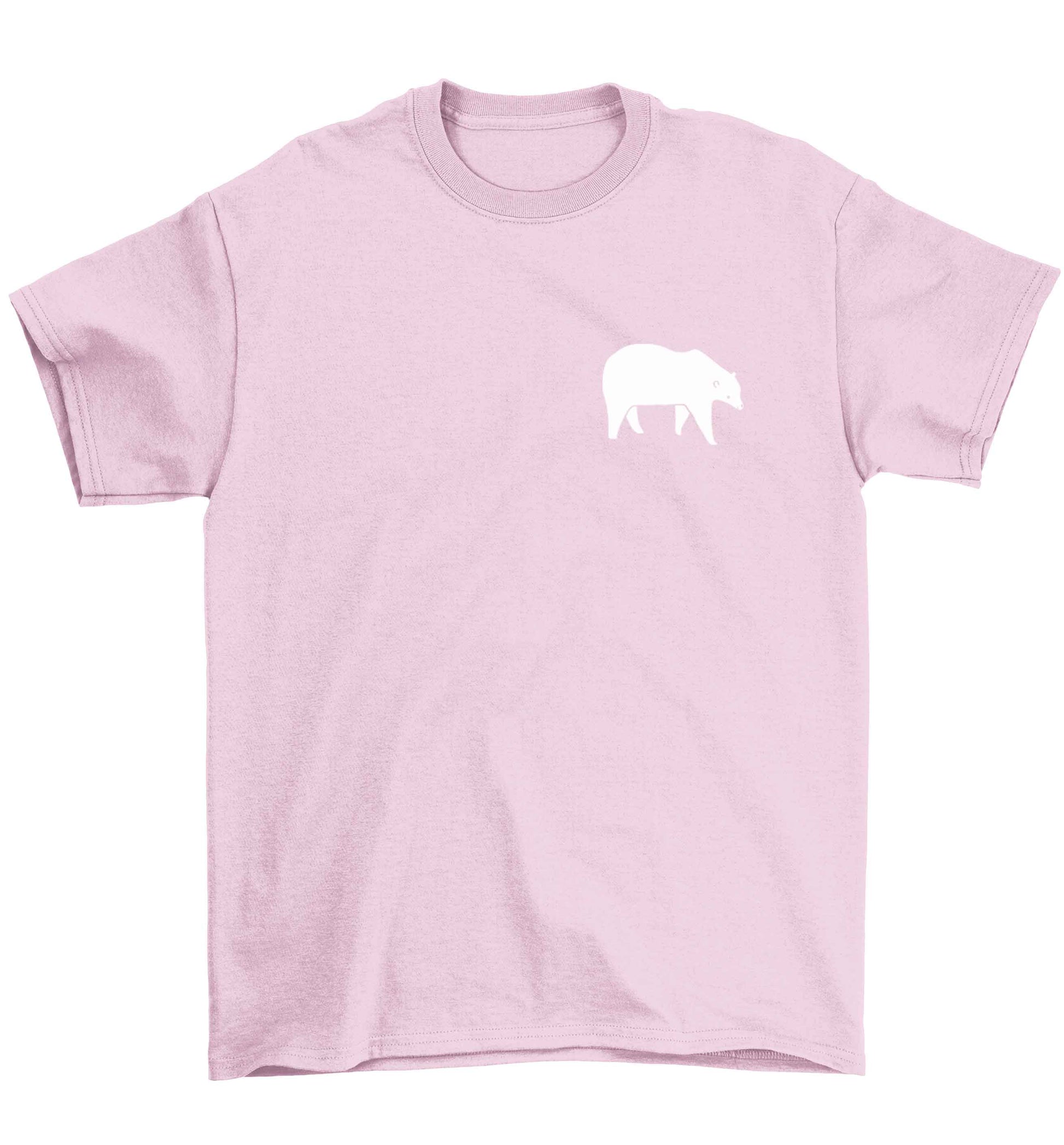 Polar Bear Kit Children's light pink Tshirt 12-13 Years
