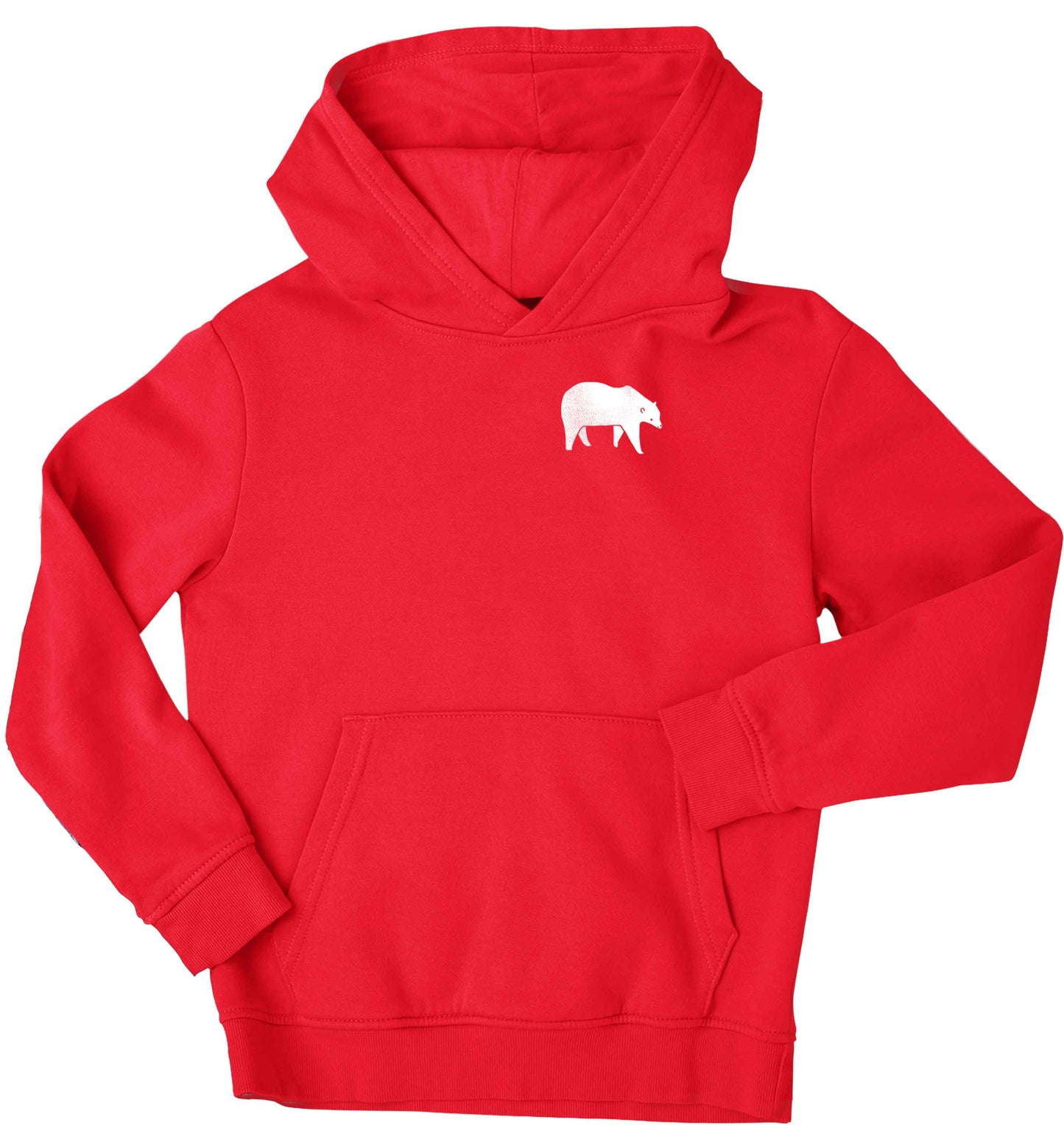 Polar Bear Kit children's red hoodie 12-13 Years