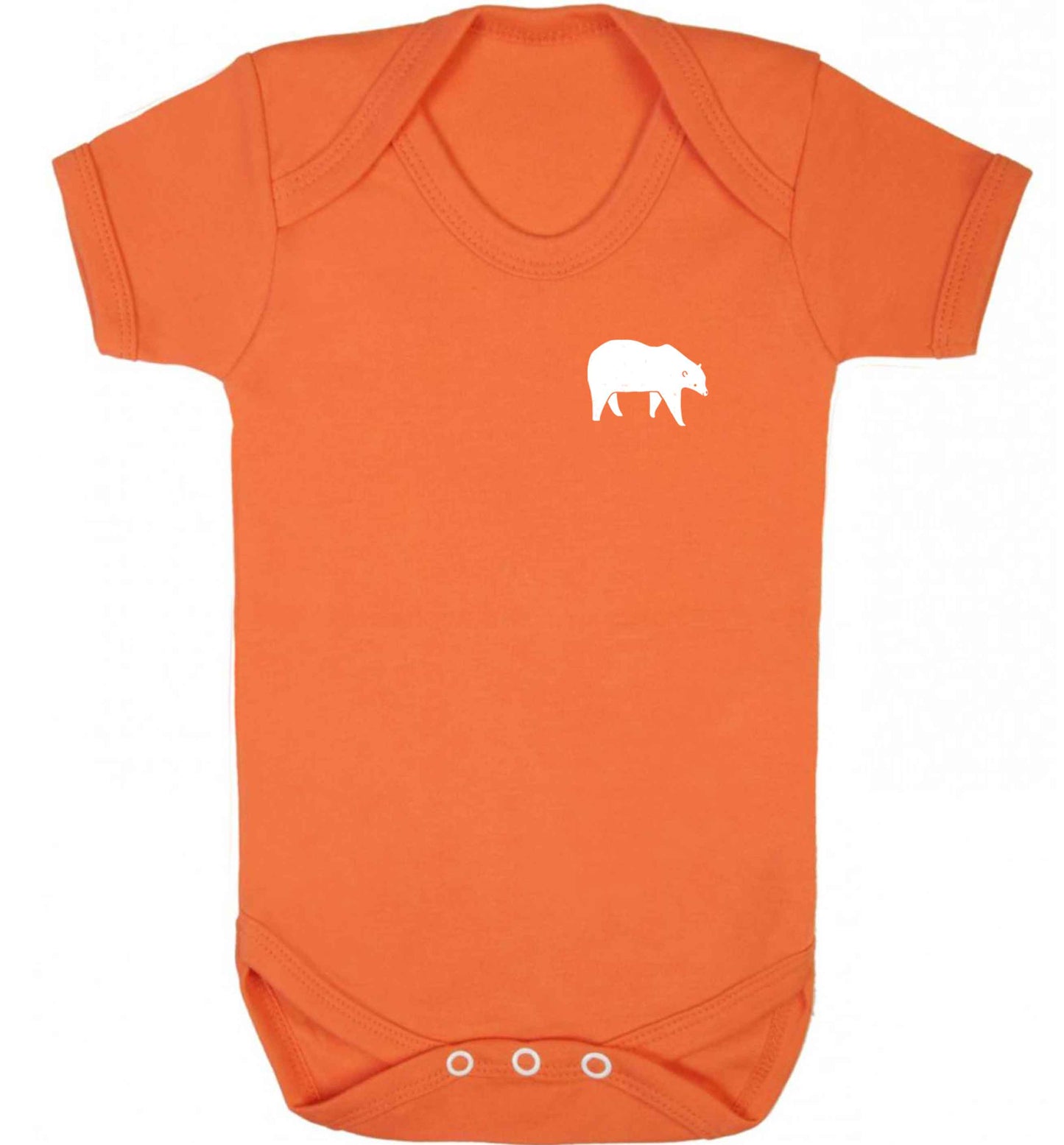 Polar Bear Kit baby vest orange 18-24 months