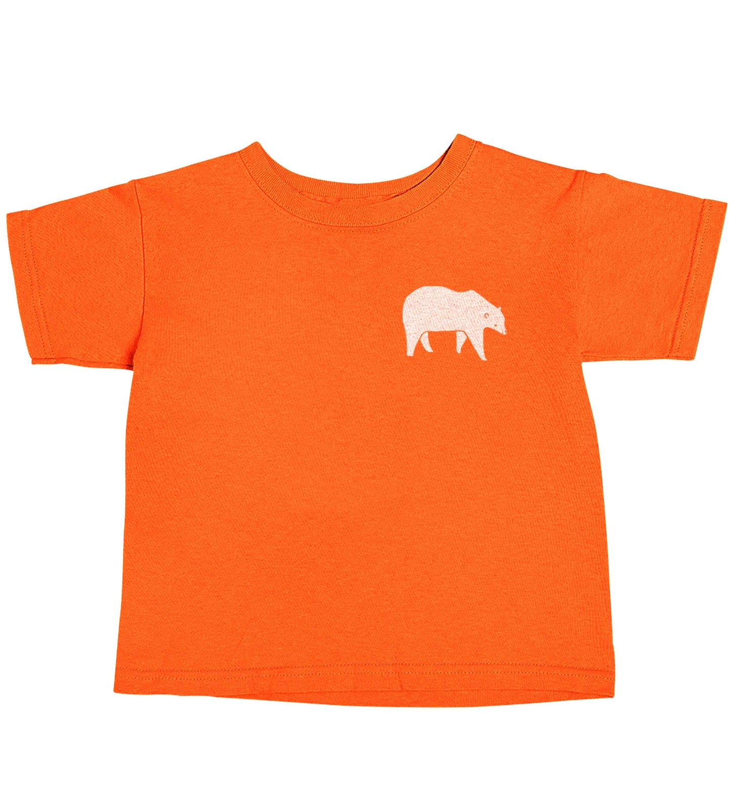 Polar Bear Kit orange baby toddler Tshirt 2 Years