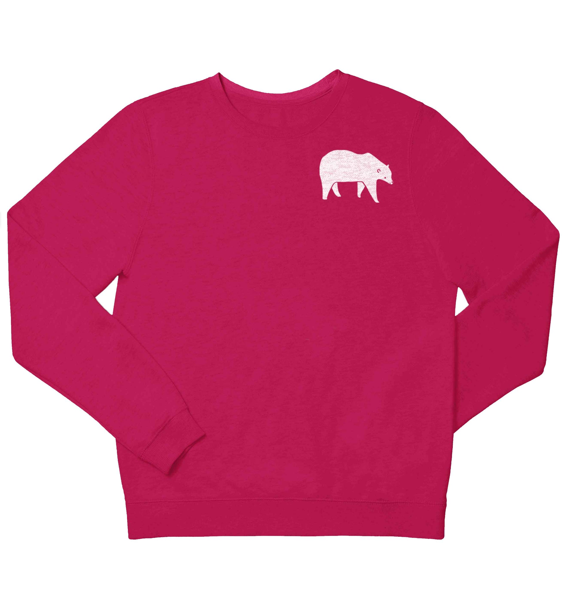 Polar Bear Kit children's pink sweater 12-13 Years