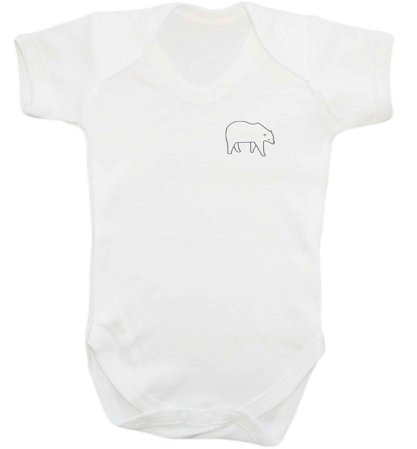 Polar Bear Kit baby vest white 18-24 months