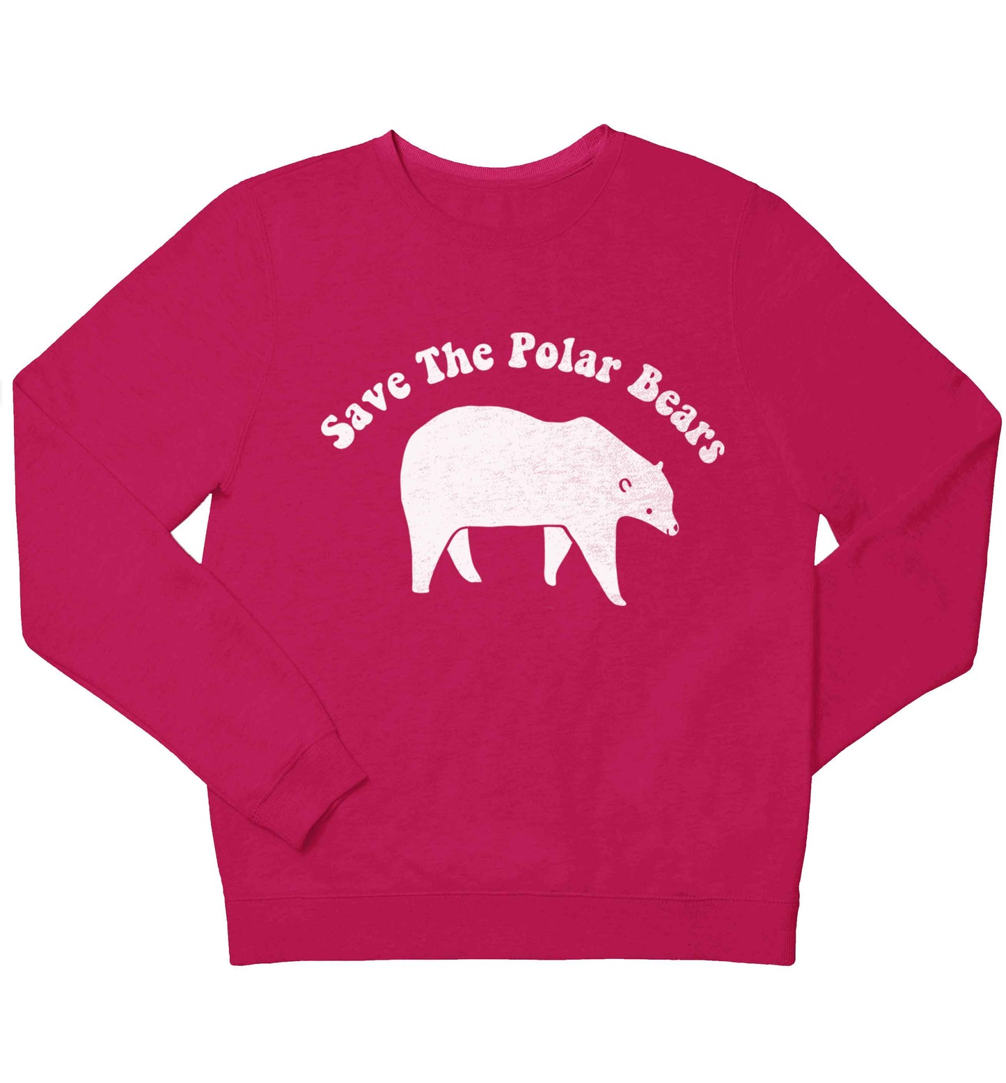 Save The Polar Bears children's pink sweater 12-13 Years