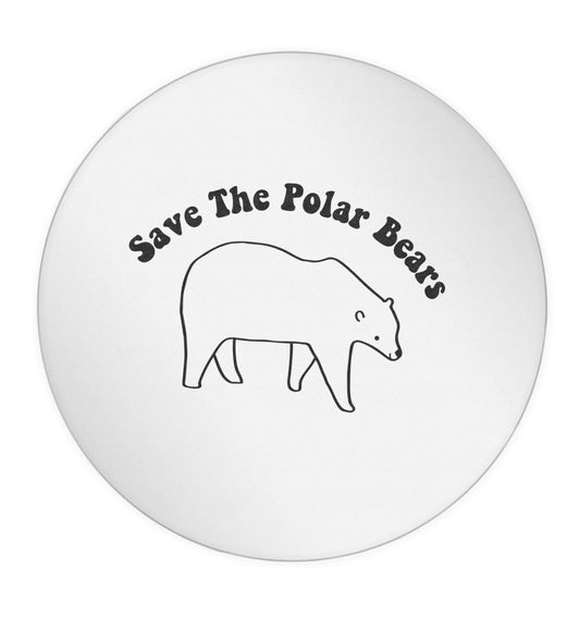 Save The Polar Bears 24 @ 45mm matt circle stickers