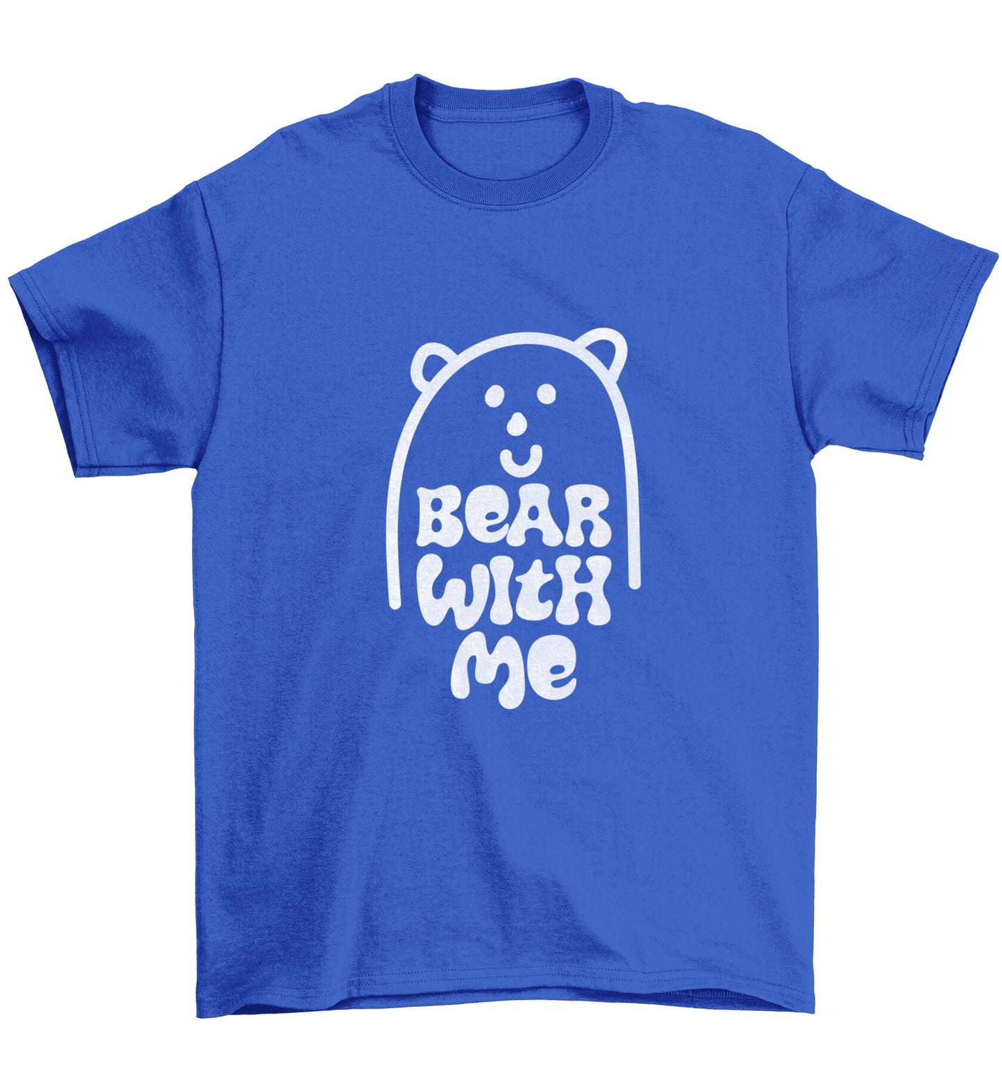 Bear With Me Kit Children's blue Tshirt 12-13 Years