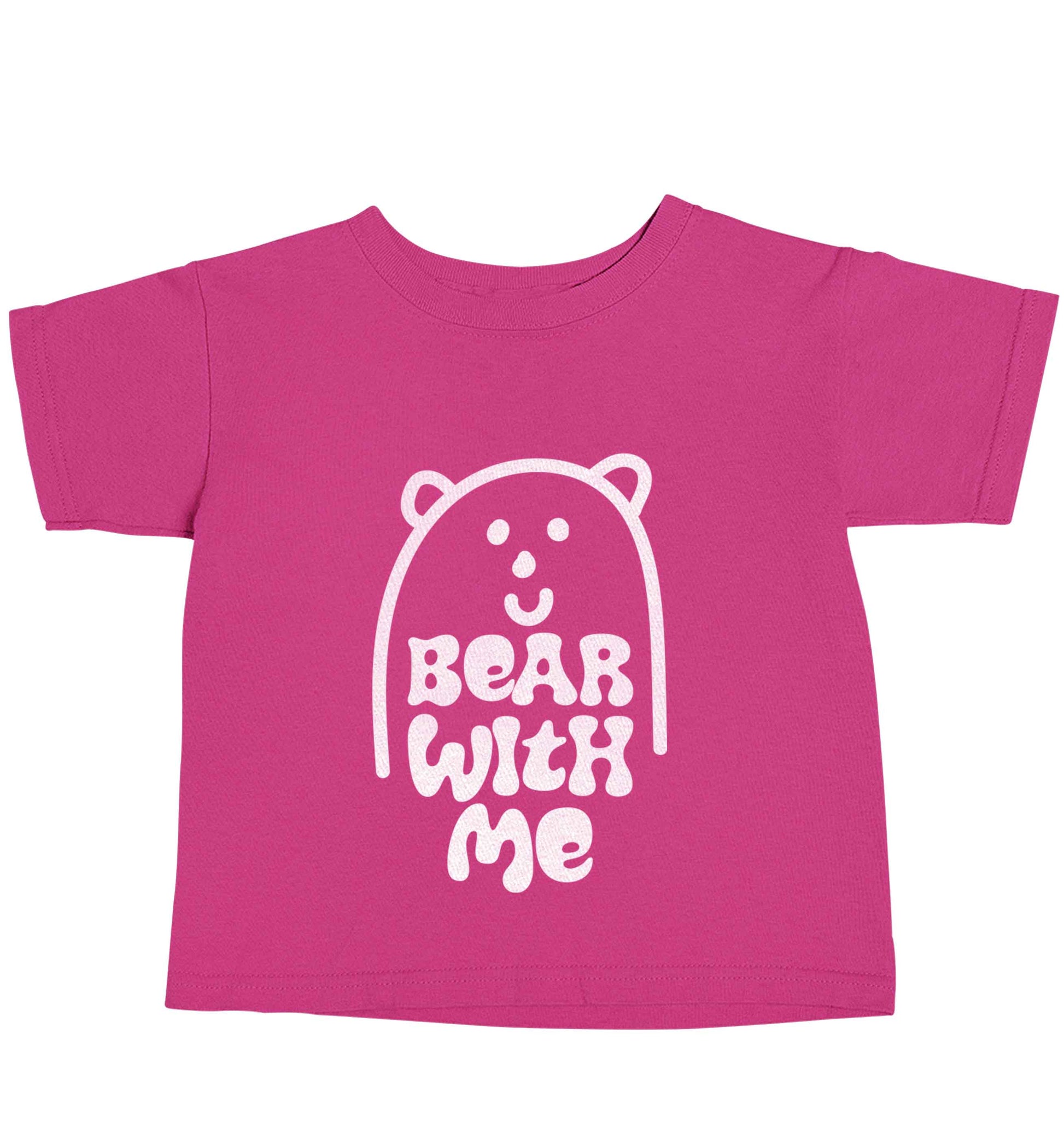 Bear With Me Kit pink baby toddler Tshirt 2 Years