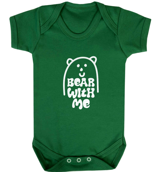 Bear With Me Kit baby vest green 18-24 months