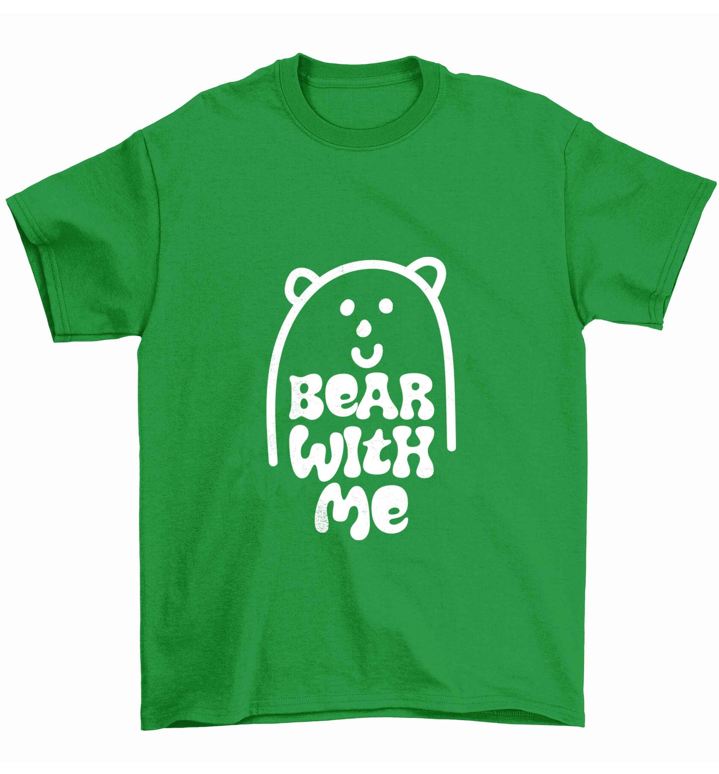 Bear With Me Kit Children's green Tshirt 12-13 Years