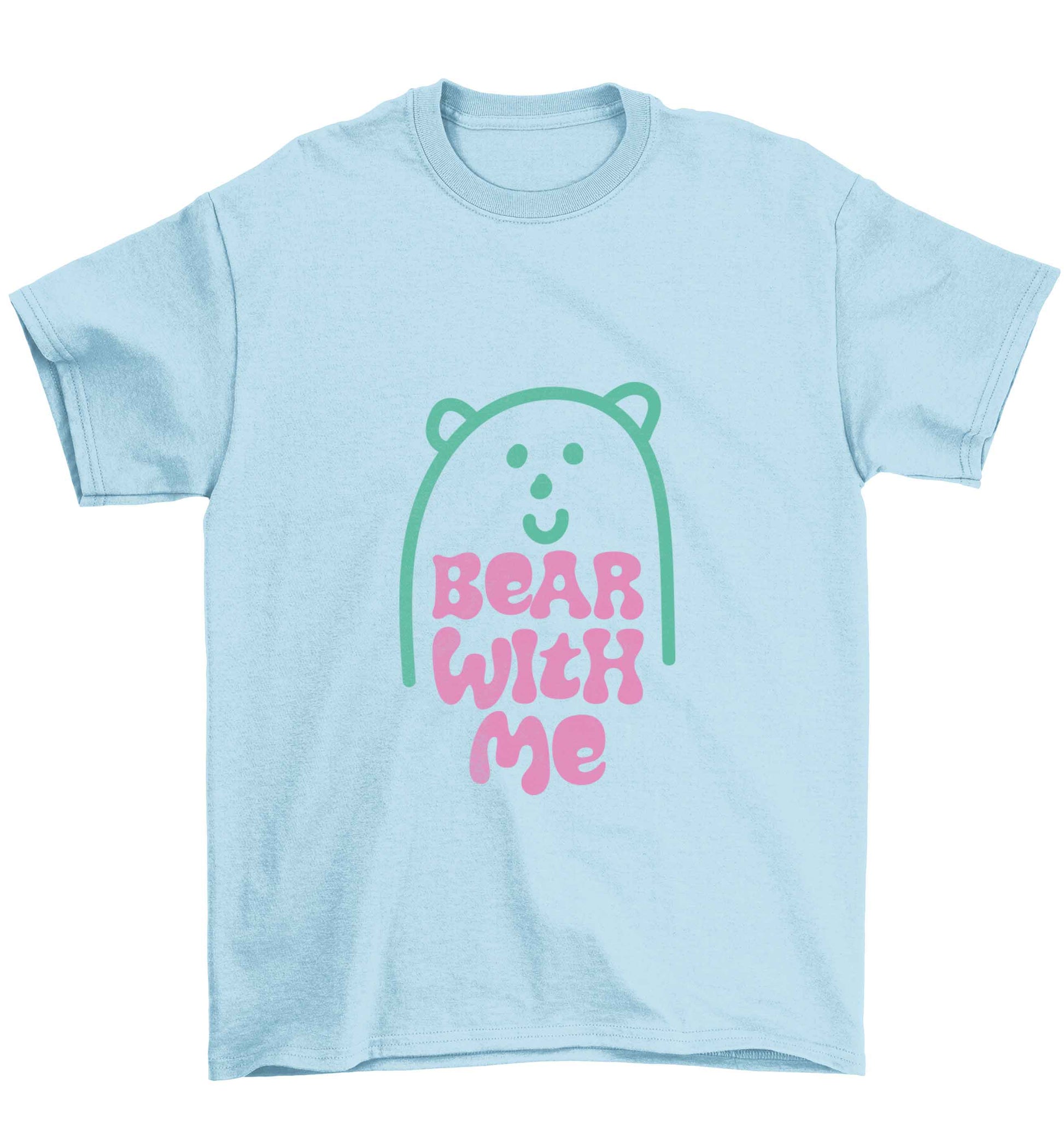 Bear With Me Kit Children's light blue Tshirt 12-13 Years