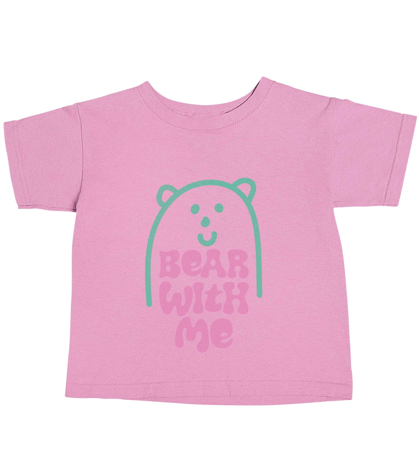Bear With Me Kit light pink baby toddler Tshirt 2 Years