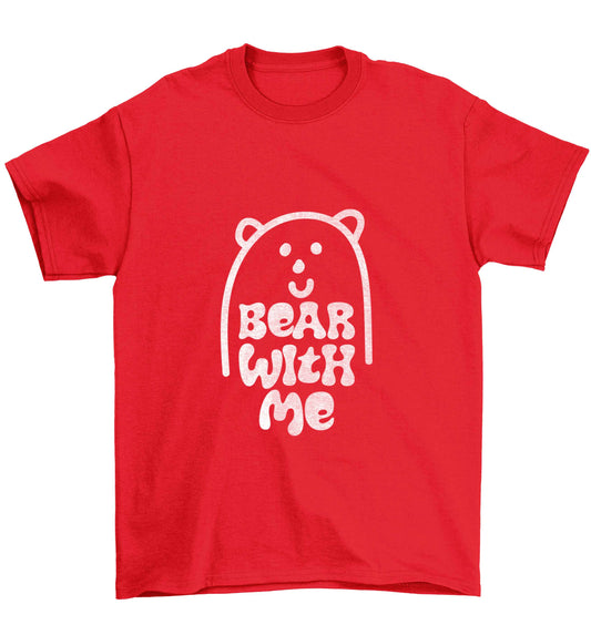 Bear With Me Kit Children's red Tshirt 12-13 Years