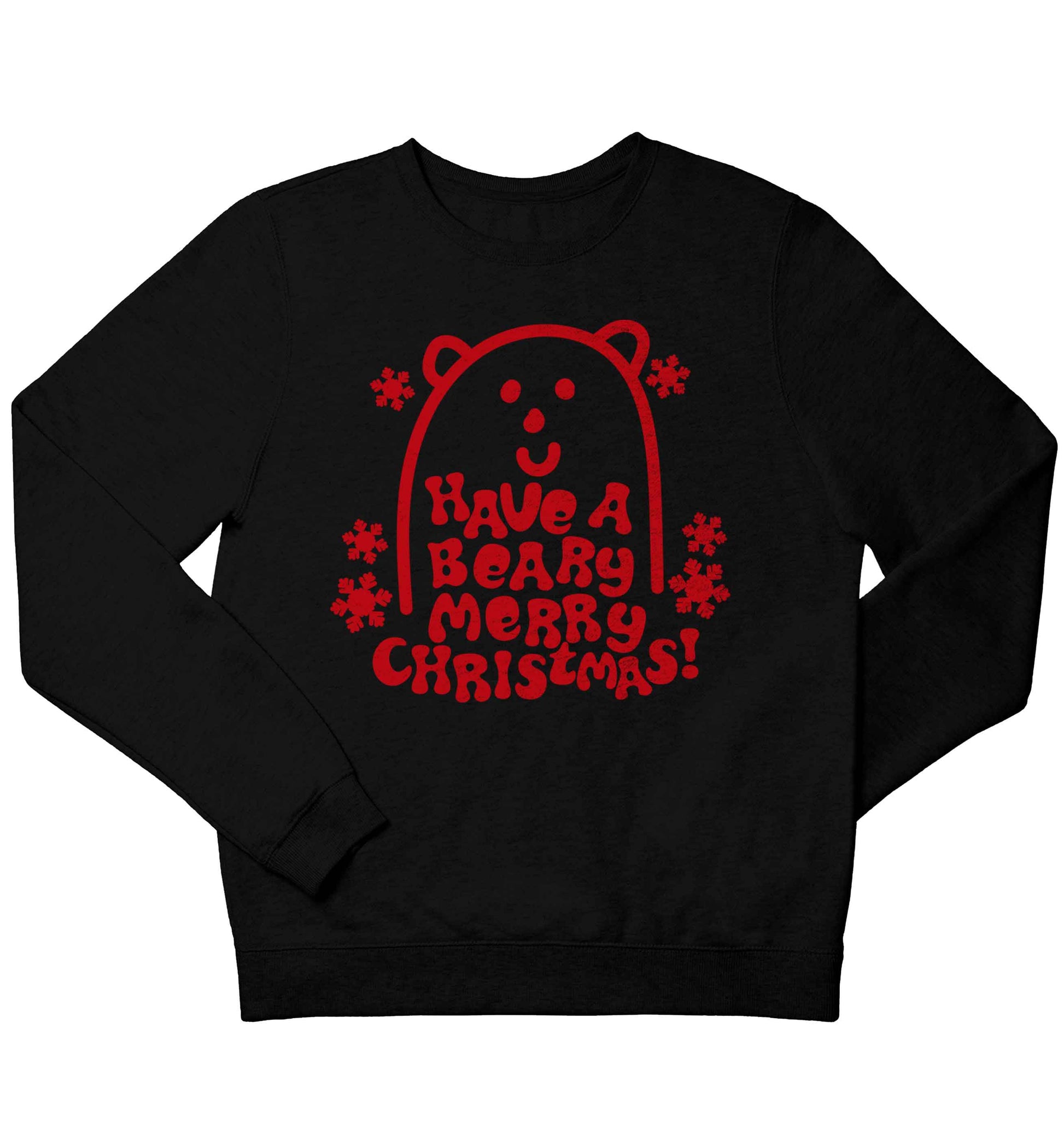 Save The Polar Bears children's black sweater 12-13 Years