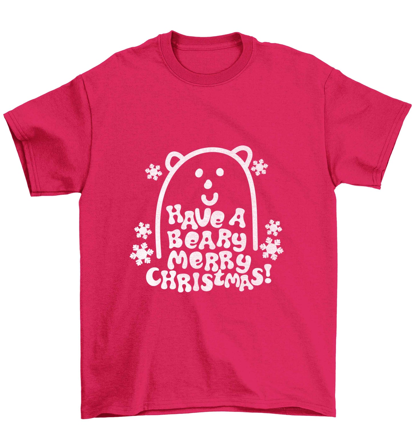 Save The Polar Bears Children's pink Tshirt 12-13 Years