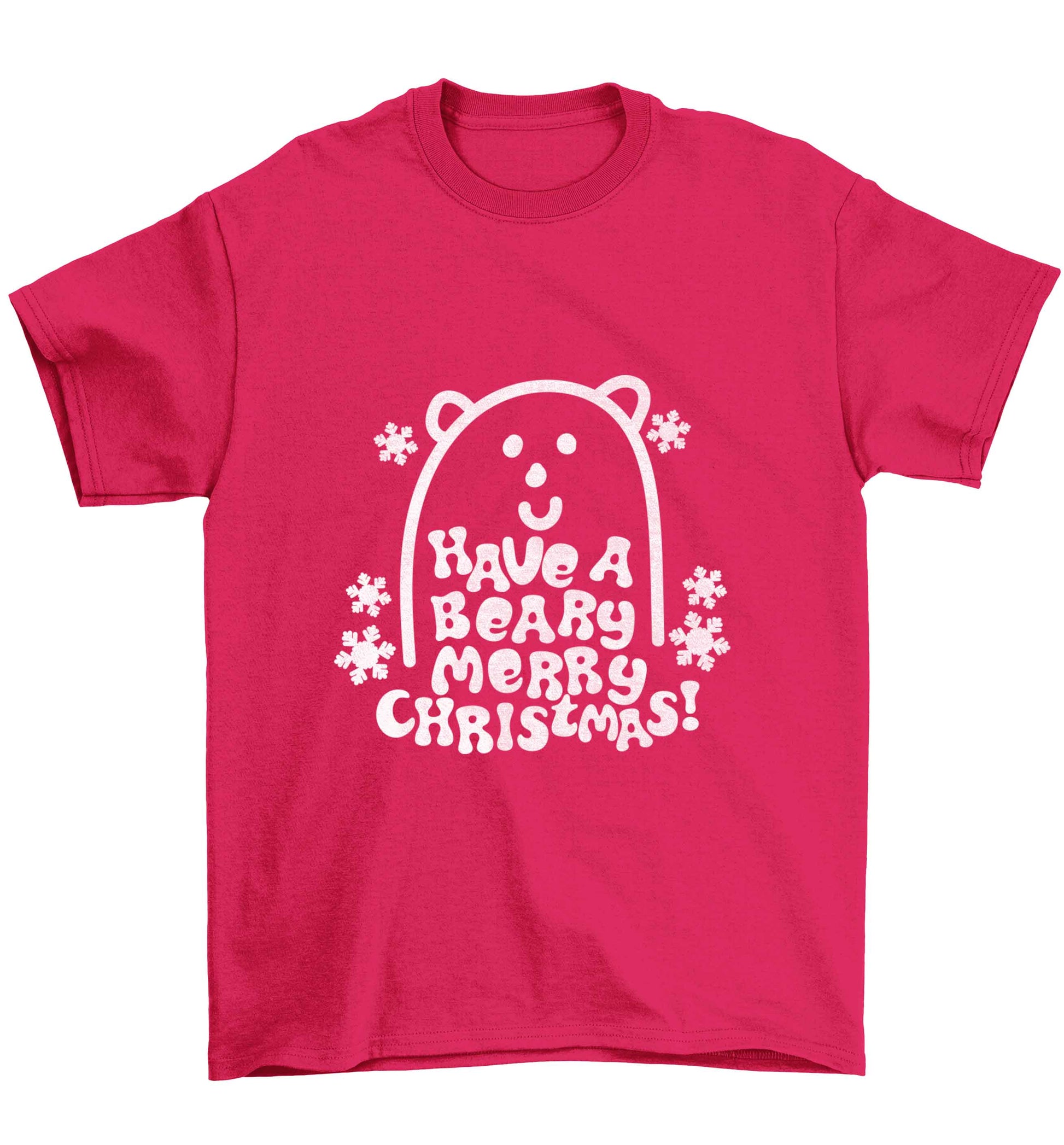 Save The Polar Bears Children's pink Tshirt 12-13 Years