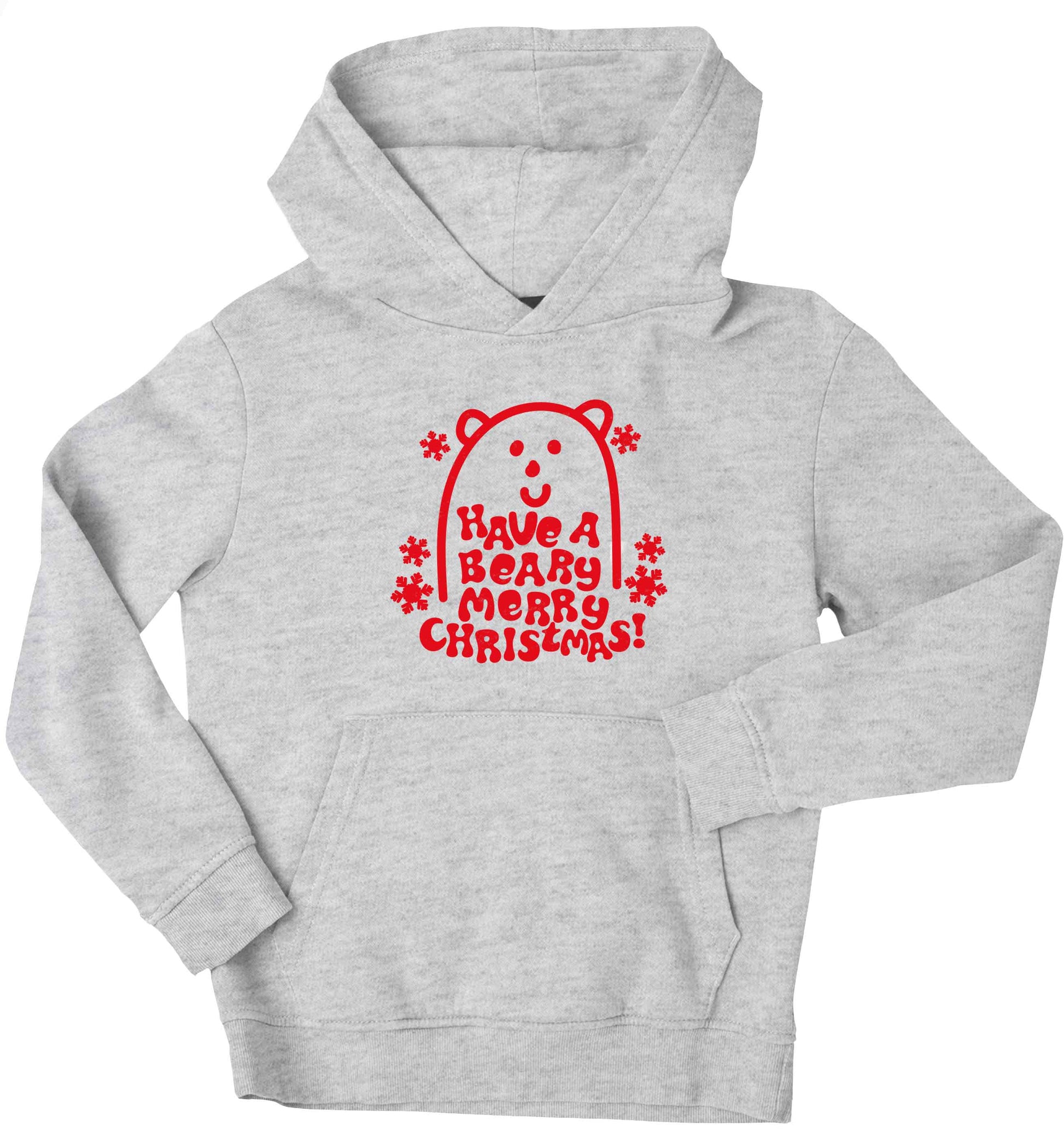 Save The Polar Bears children's grey hoodie 12-13 Years