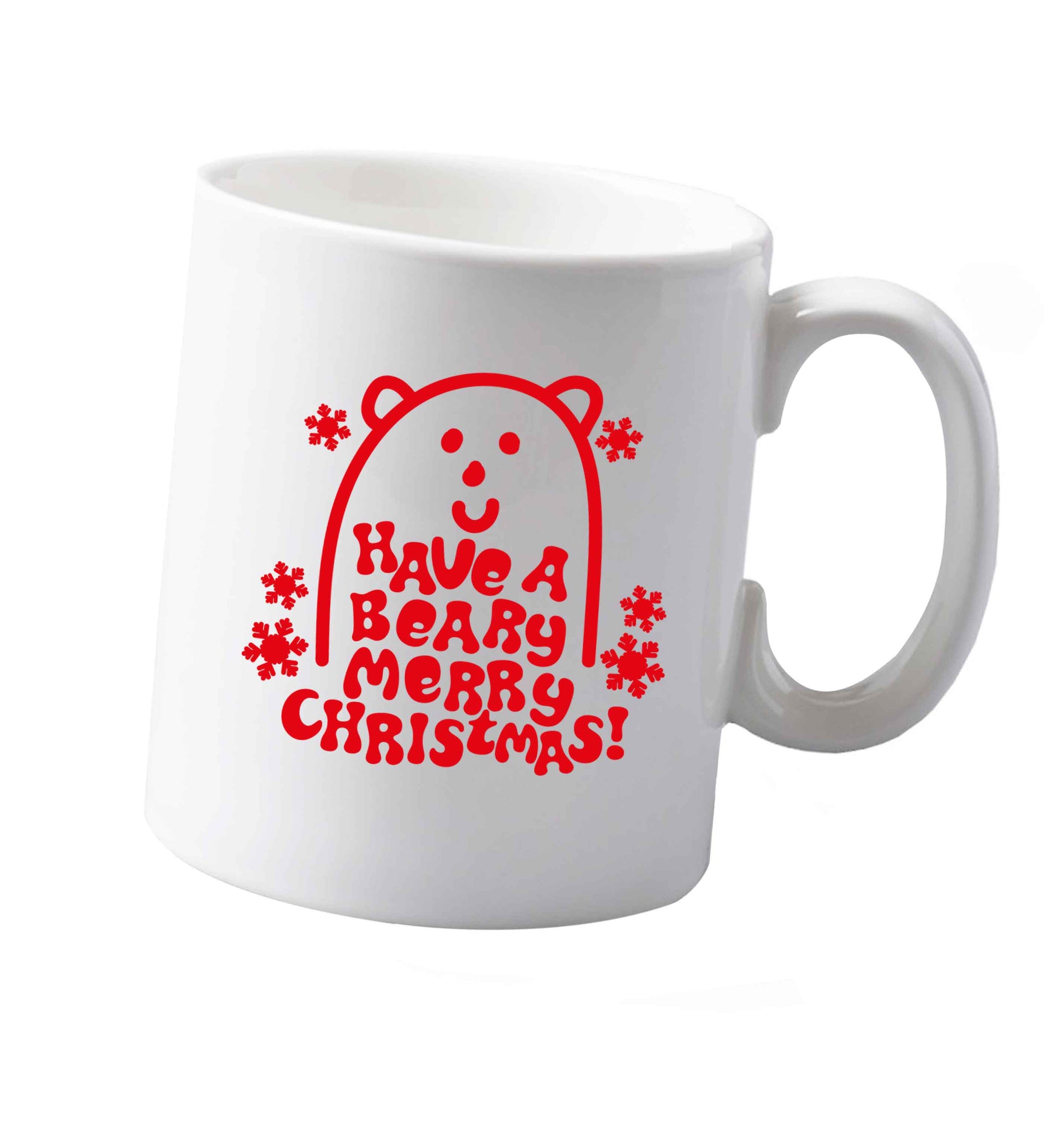 10 oz Save The Polar Bears ceramic mug both sides