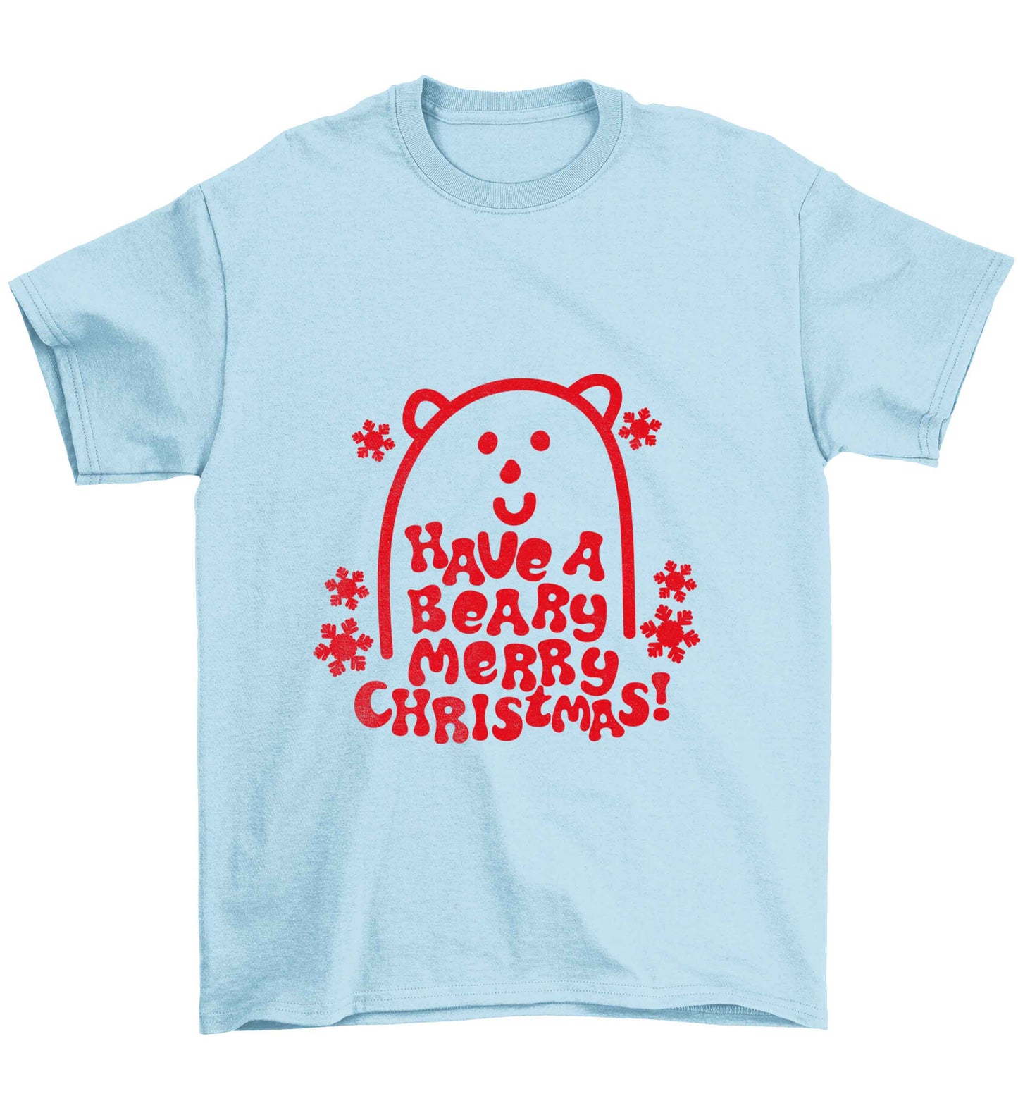 Save The Polar Bears Children's light blue Tshirt 12-13 Years