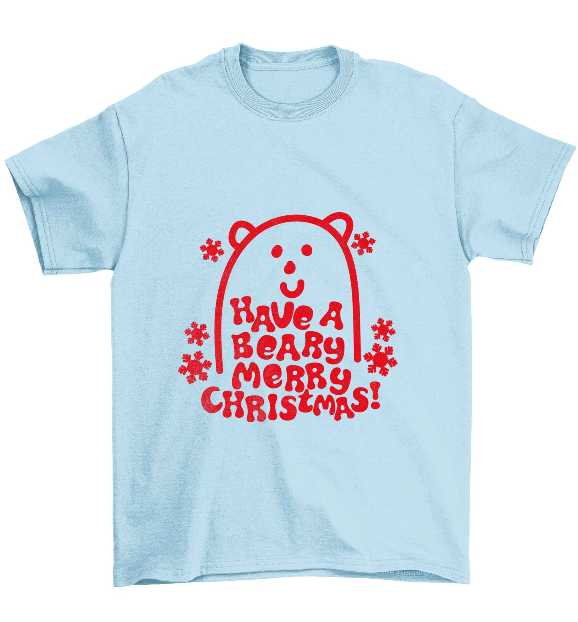 Save The Polar Bears Children's light blue Tshirt 12-13 Years