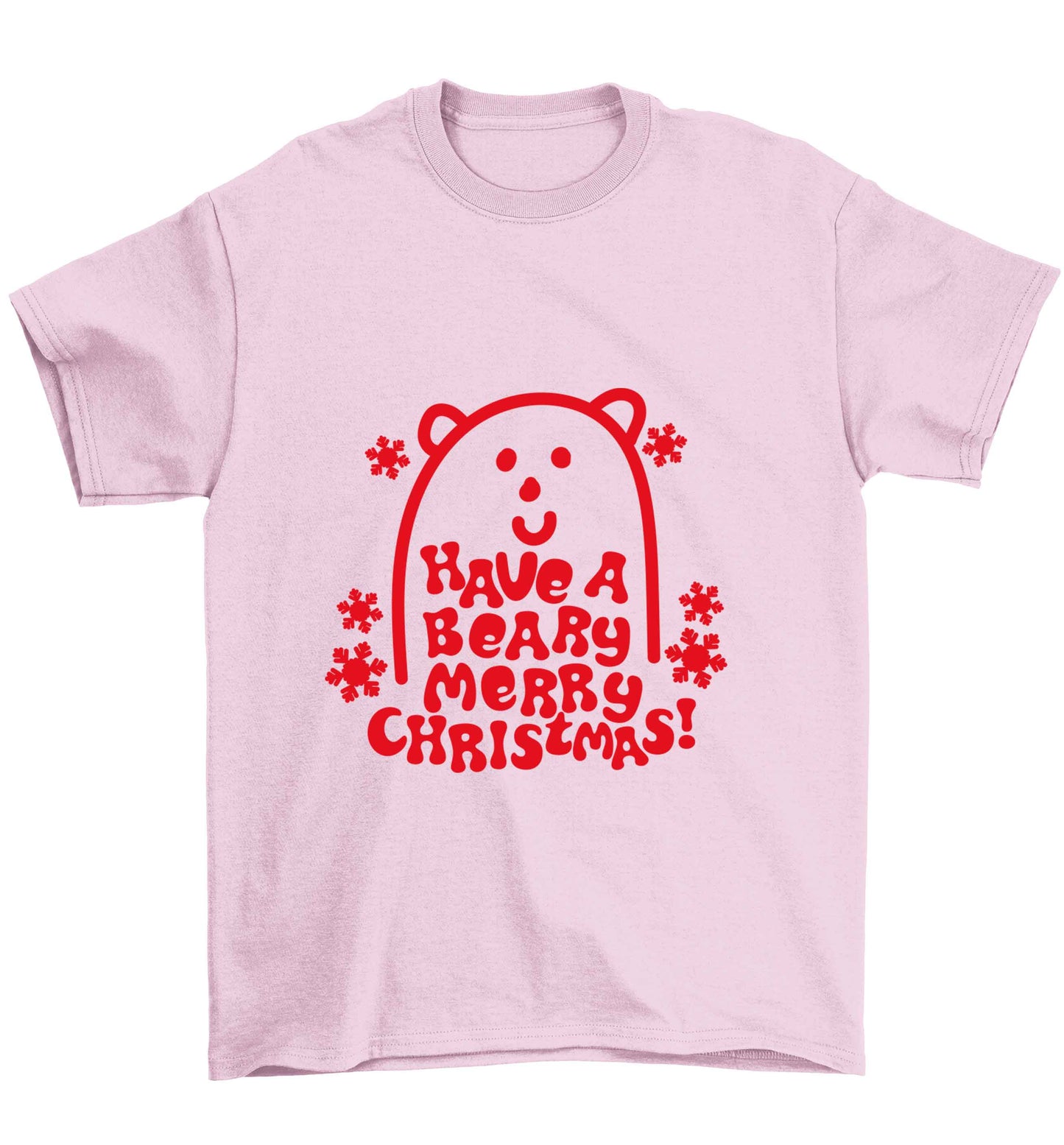 Save The Polar Bears Children's light pink Tshirt 12-13 Years