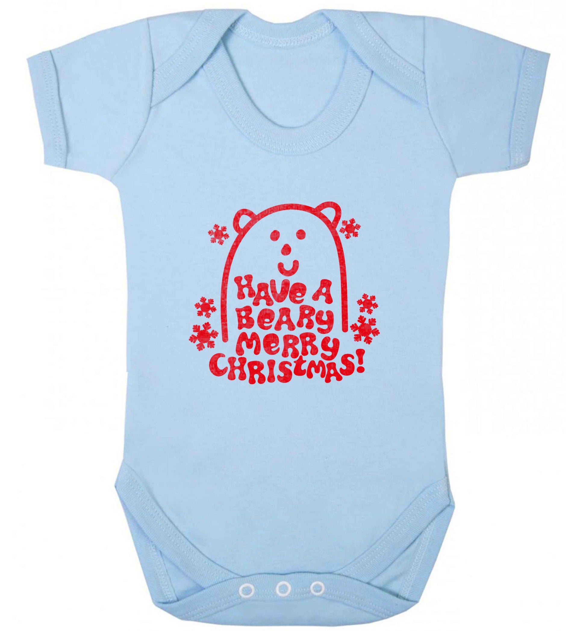 Save The Polar Bears baby vest pale blue 18-24 months