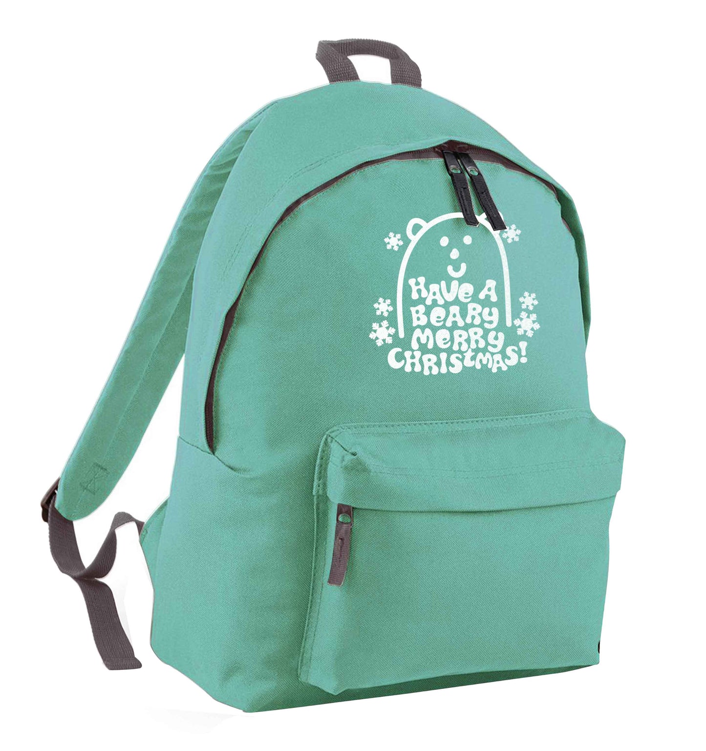 Save The Polar Bears mint adults backpack